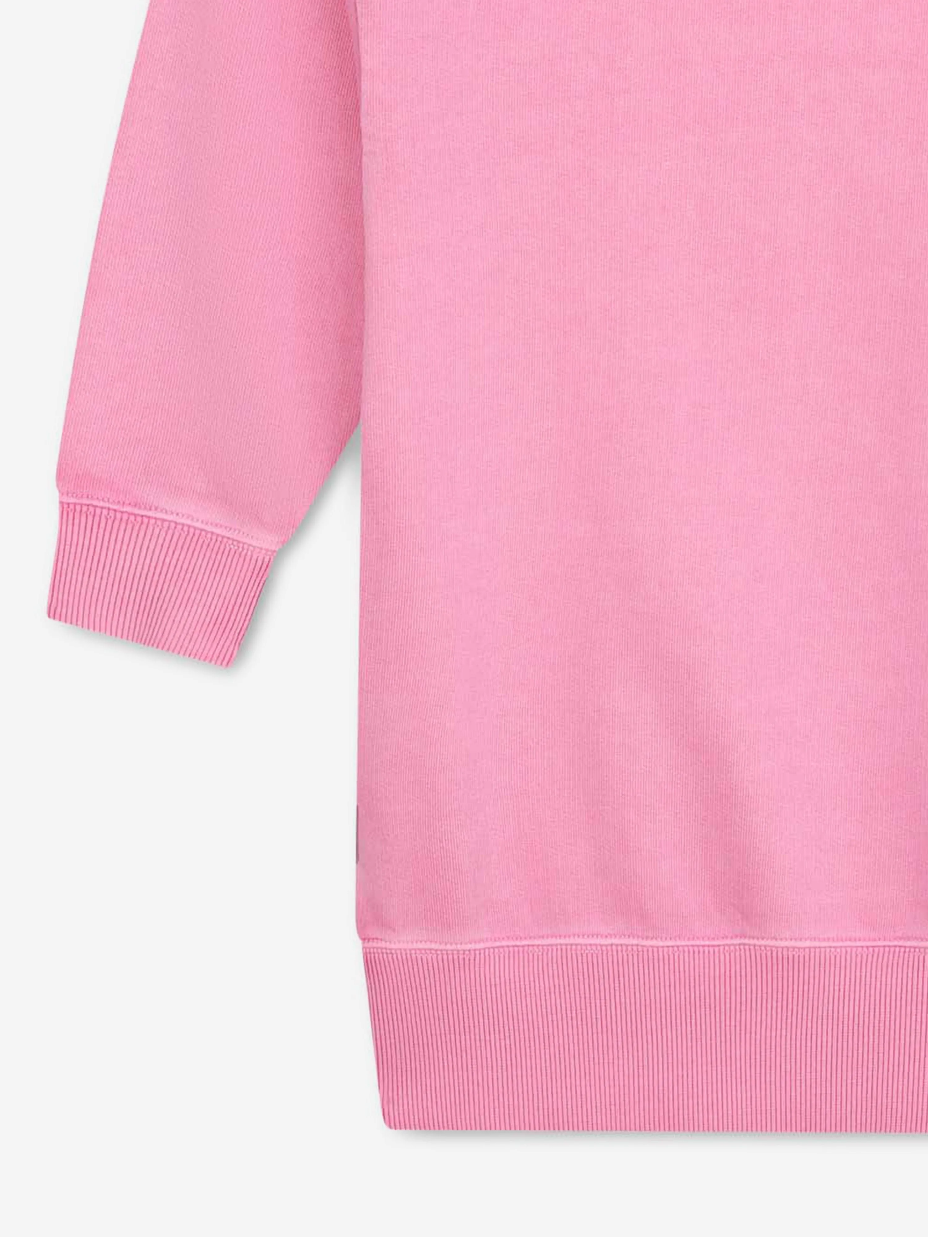 MARC JACOBS Girls Smiley World Kapuzenpullover-Kleid in Rosa