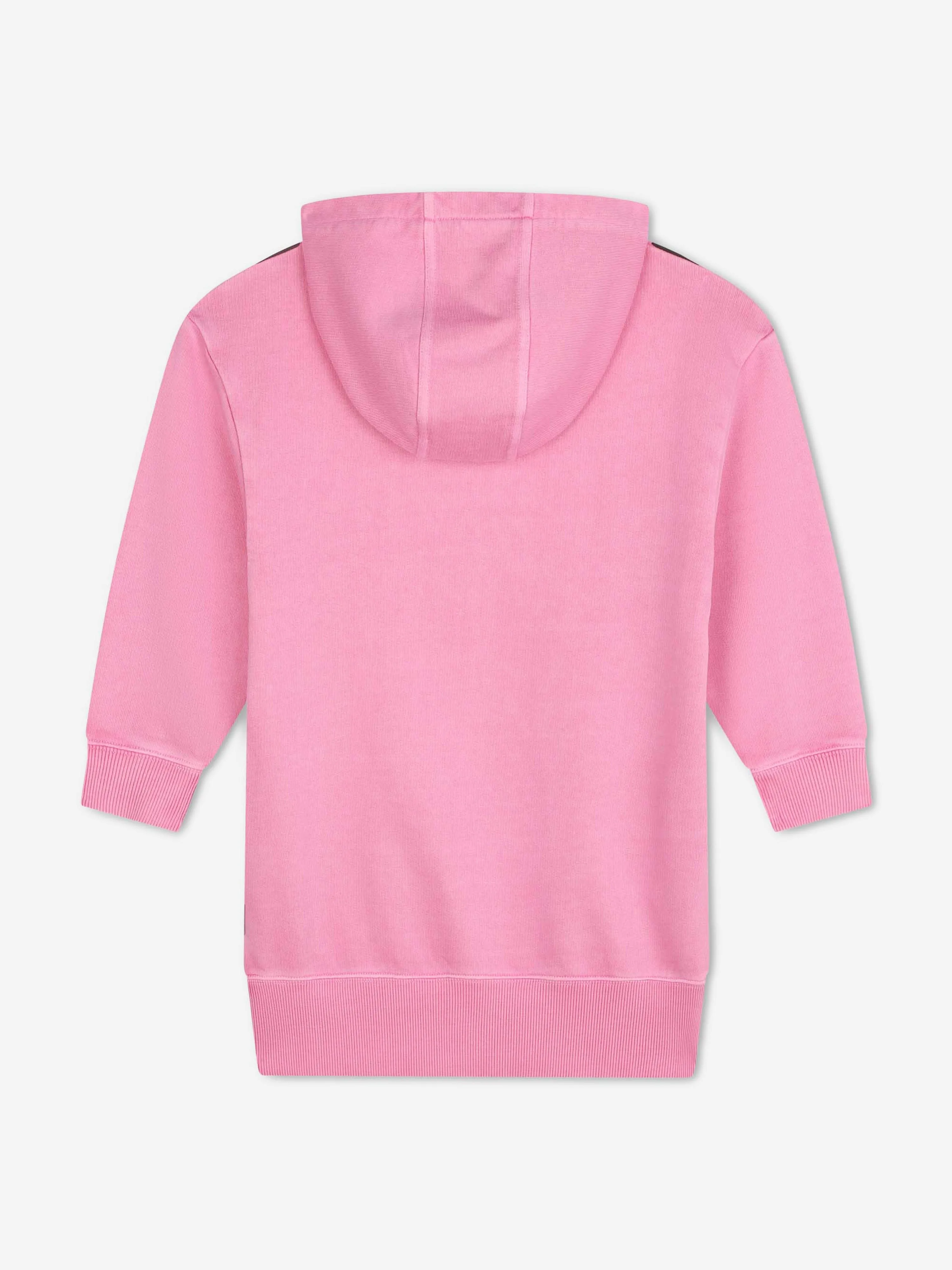 MARC JACOBS Girls Smiley World Kapuzenpullover-Kleid in Rosa