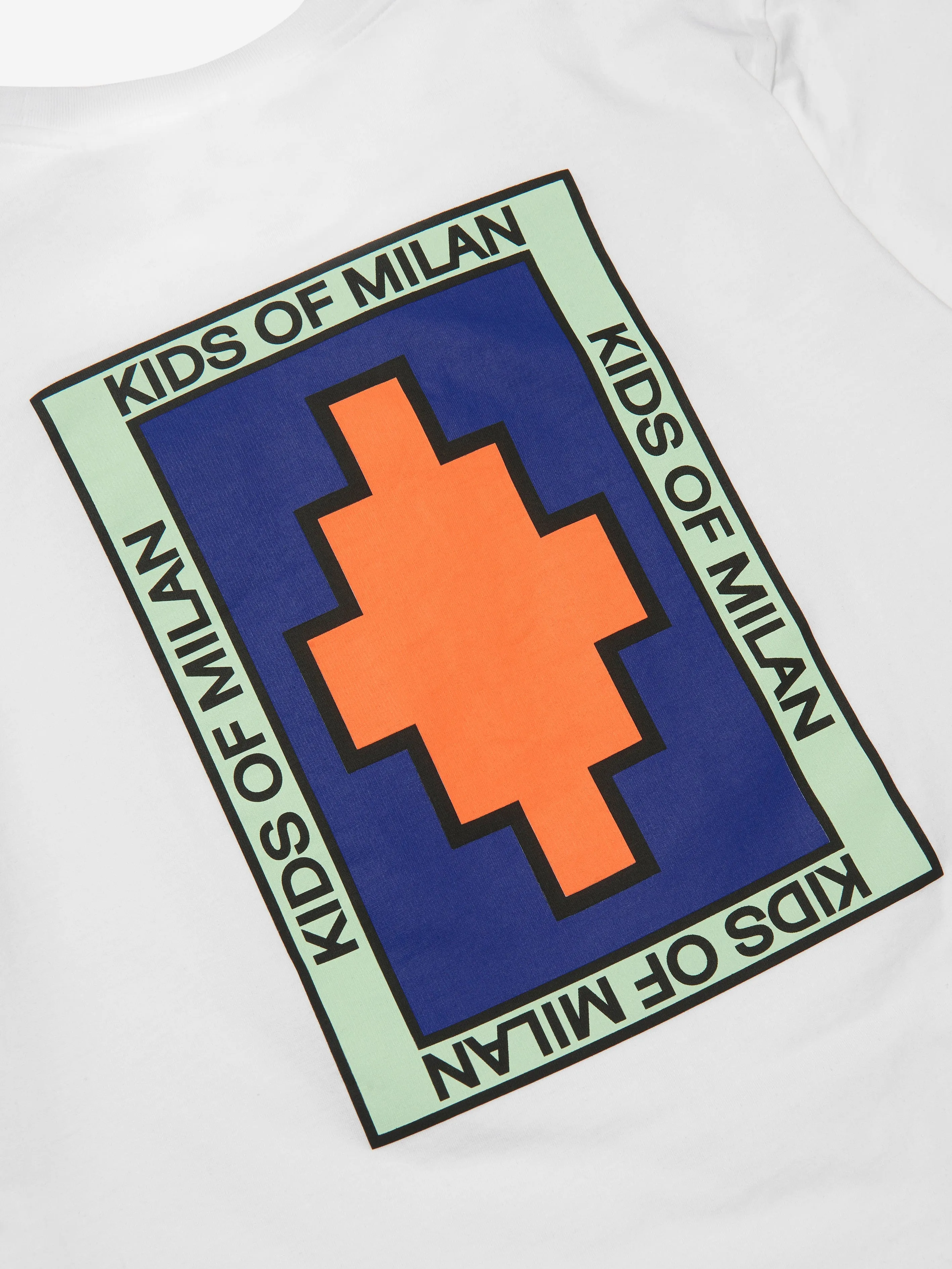 Marcelo Burlon Mädchen Baumwoll Kurzarm Logo T-Shirt