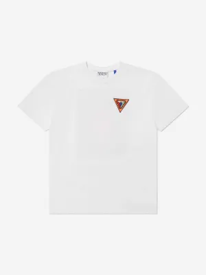 Marcelo Burlon Mädchen Baumwoll Kurzarm Logo T-Shirt
