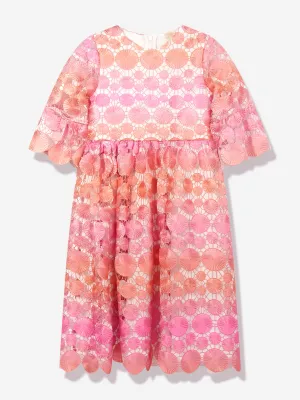 Marlo Girls Louise Besticktes Kleid in Mehrfarben