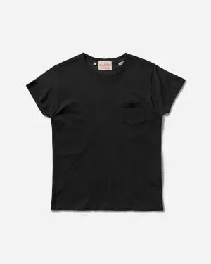 Herren-Sportshirt im 1950er-Stil Schwarz