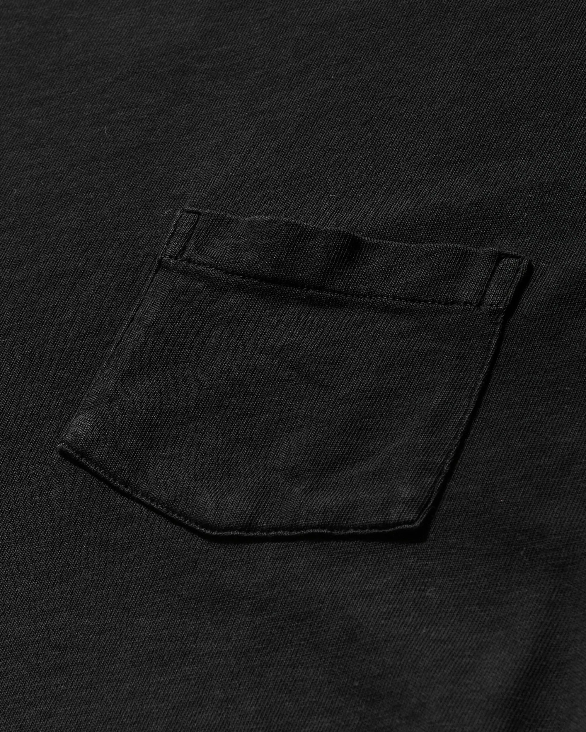 Herren-Sportshirt im 1950er-Stil Schwarz