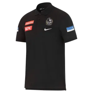 Herren AFL Collingwood Magpies Football Club 2024 Medien-Polo