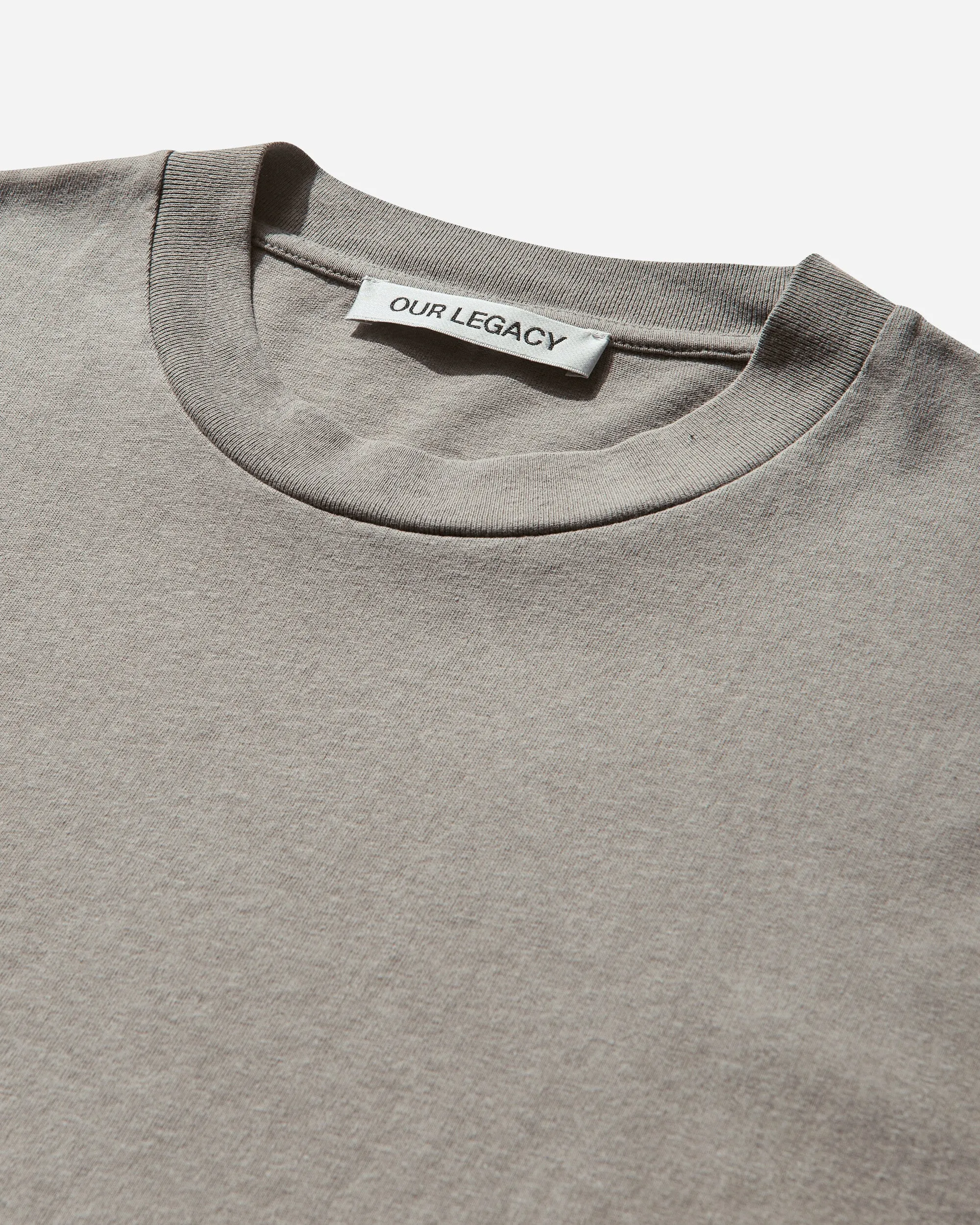 Herren Box T-Shirt Getragen Grau