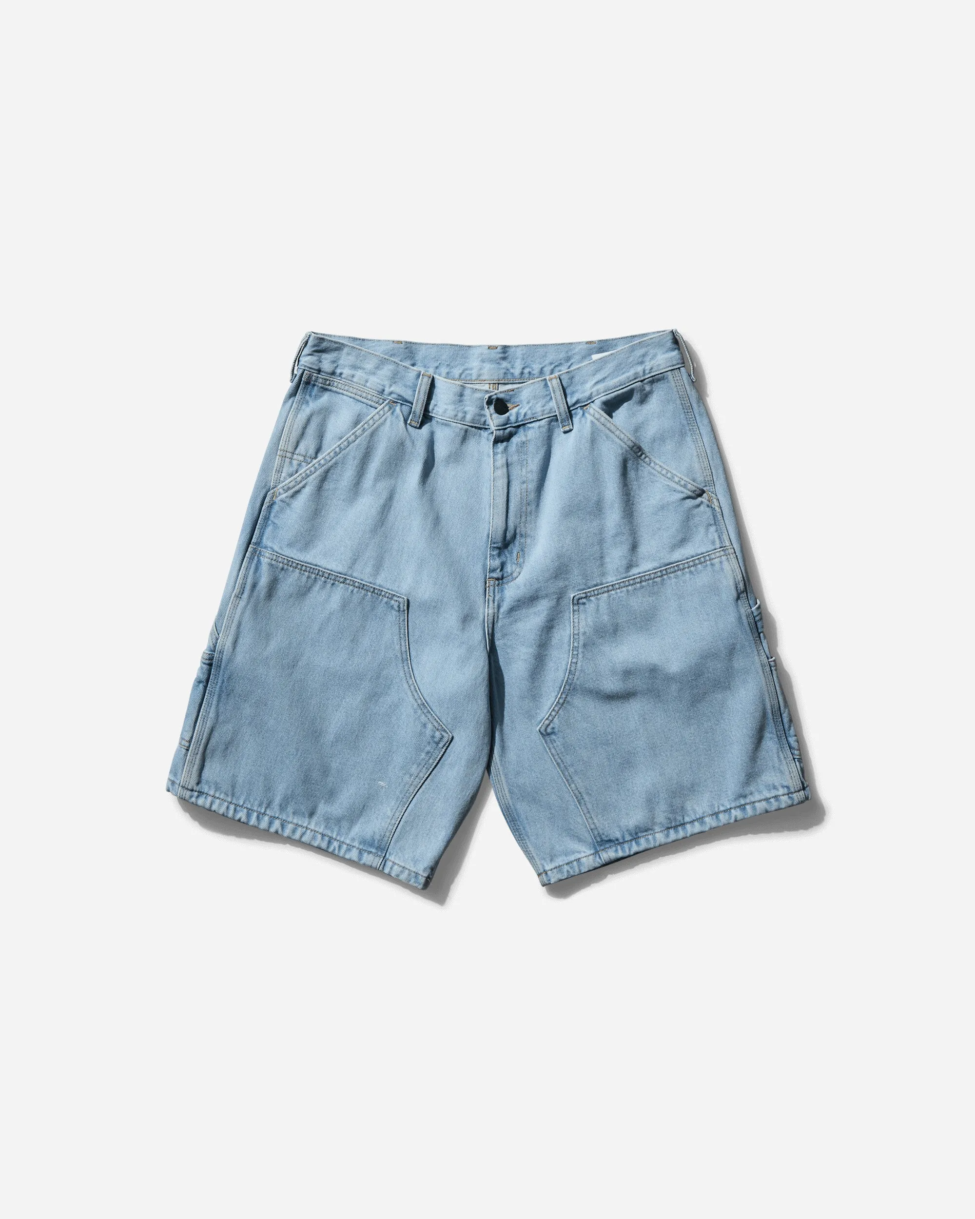 Herren Shorts mit Doppelten Knien Blau (Heavy Stone Geblichen)