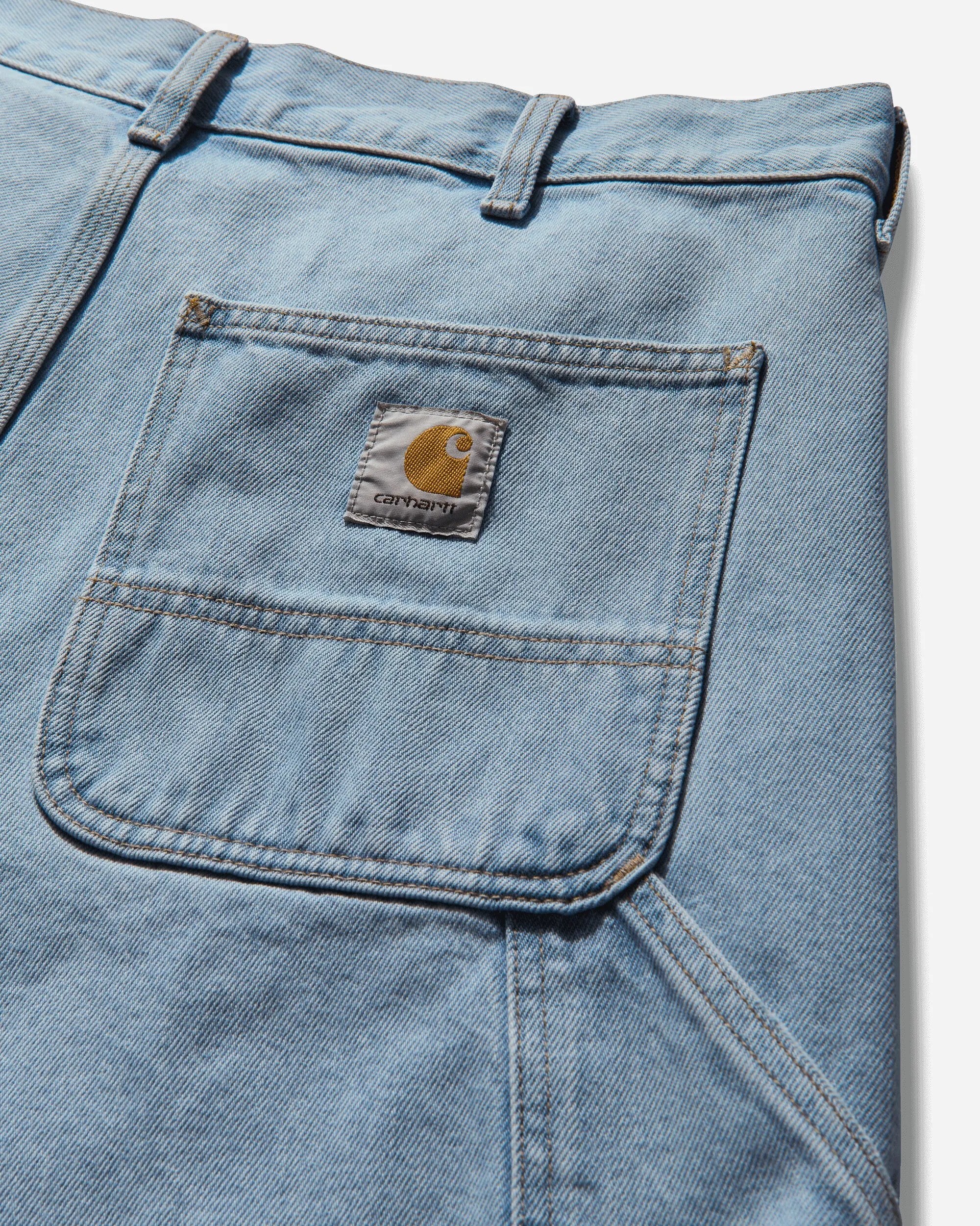 Herren Shorts mit Doppelten Knien Blau (Heavy Stone Geblichen)