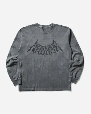 Herren Langarm T-Shirt LS-4 Grau