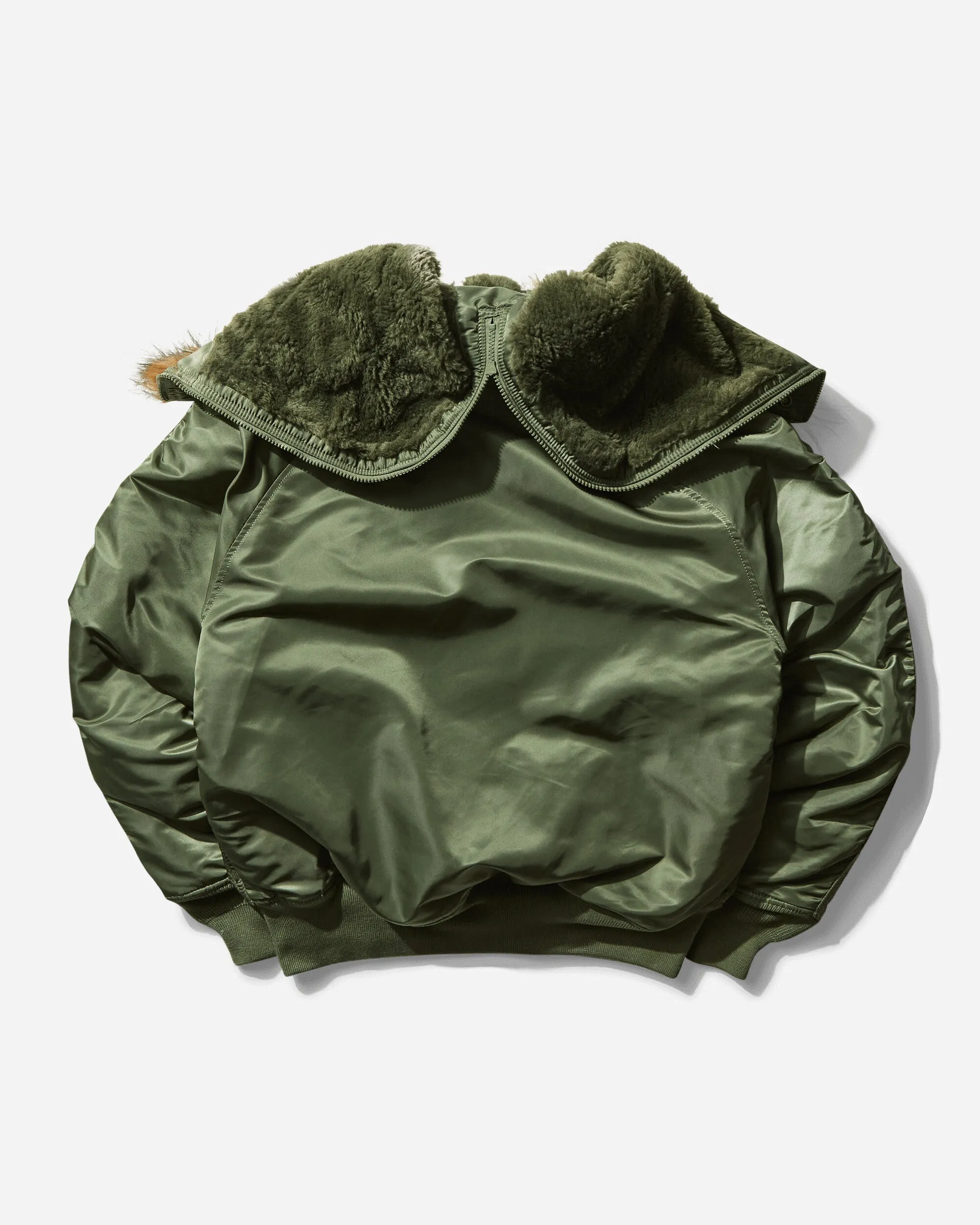 Herren N-2B Heritage Winterjacke Salbeigrün