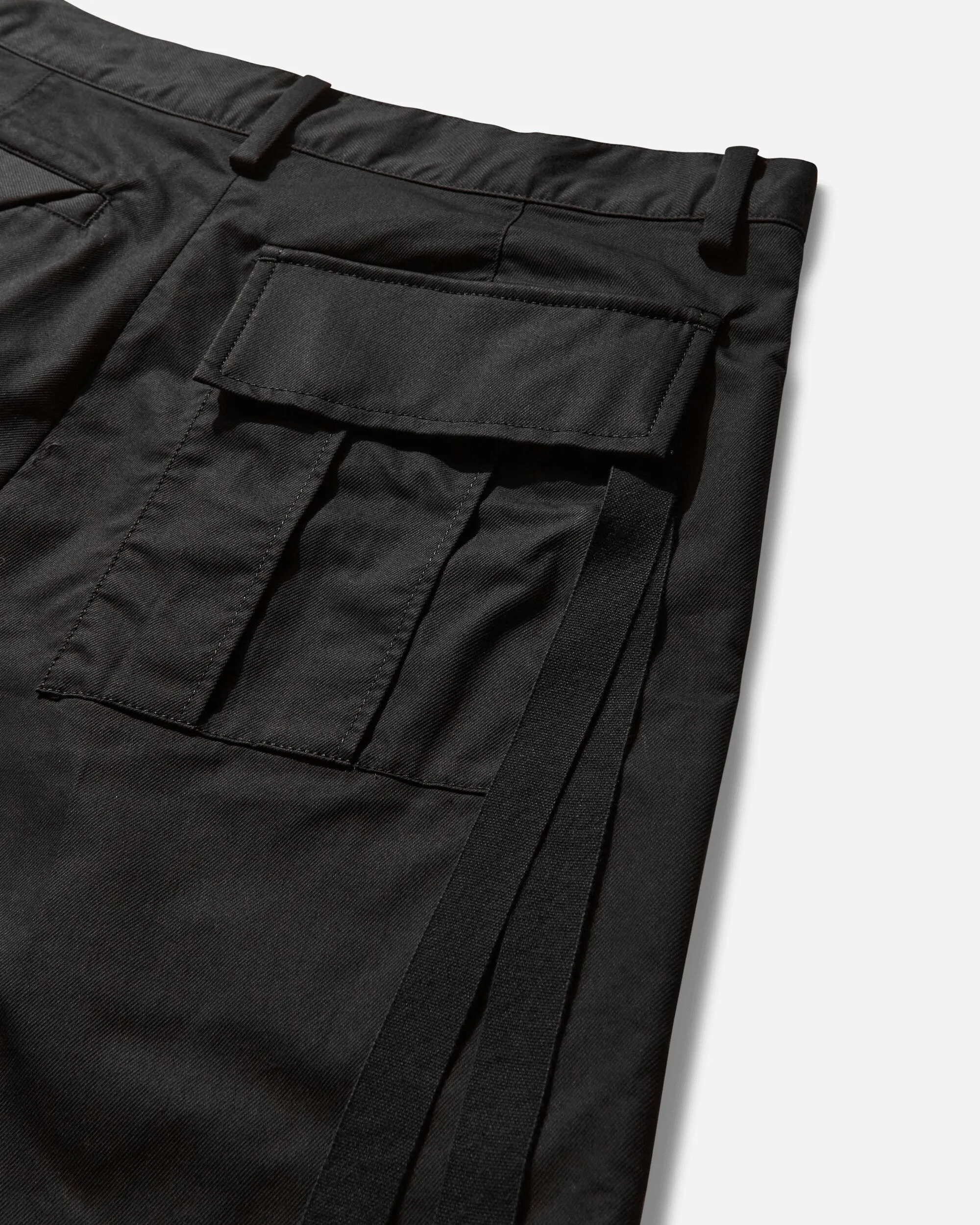 Herren Plisseé-Shorts Schwarz