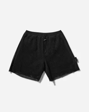 Herren Plexus Mesh Schichtshorts Schwarz