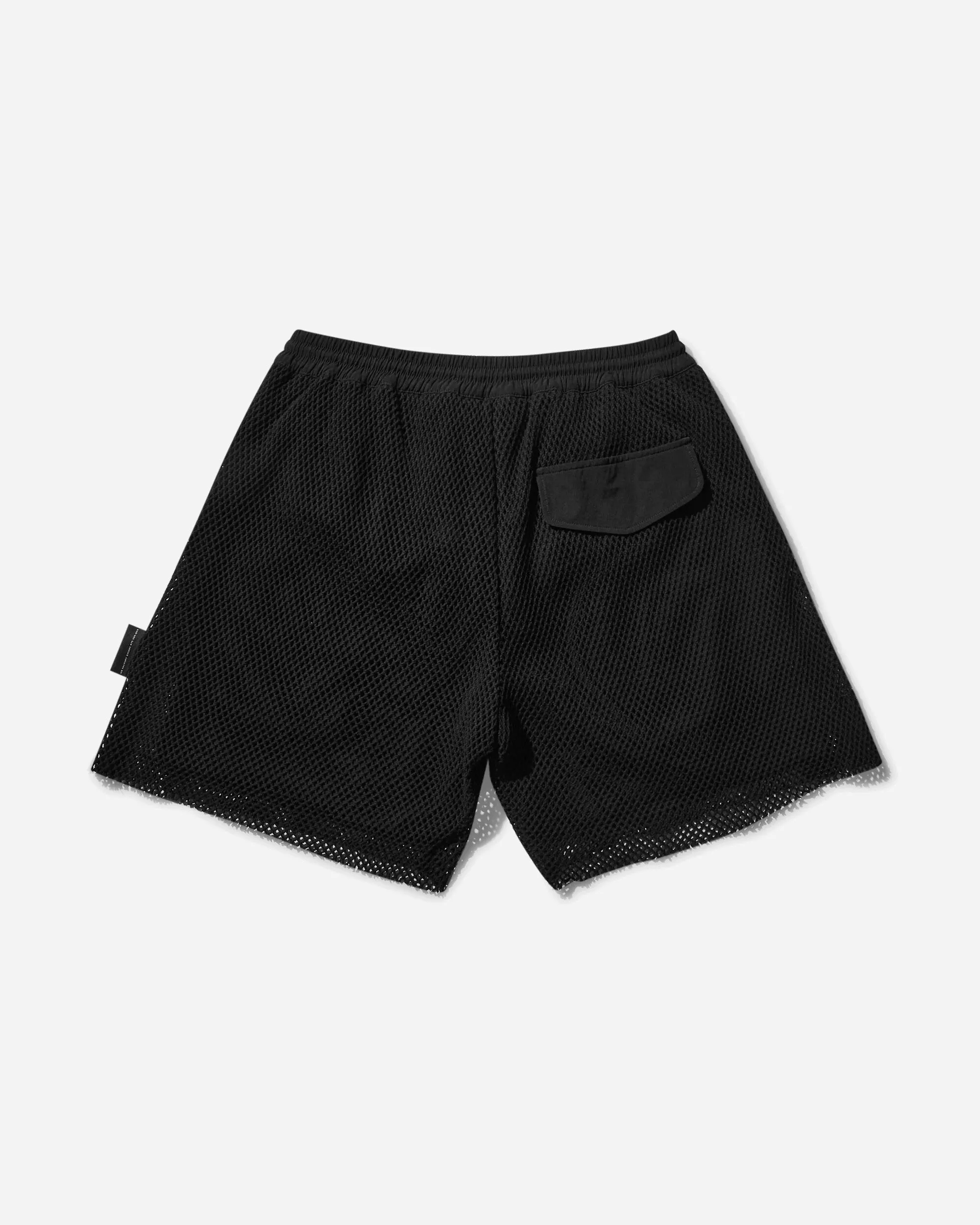 Herren Plexus Mesh Schichtshorts Schwarz