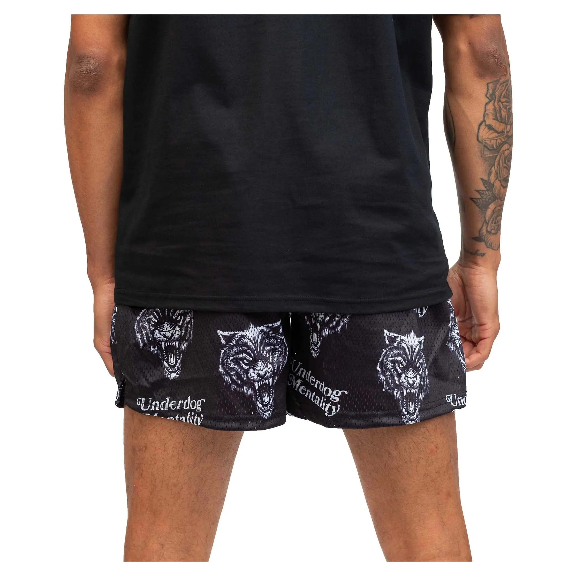Herren Underdog-Mentalität Mesh-Shorts