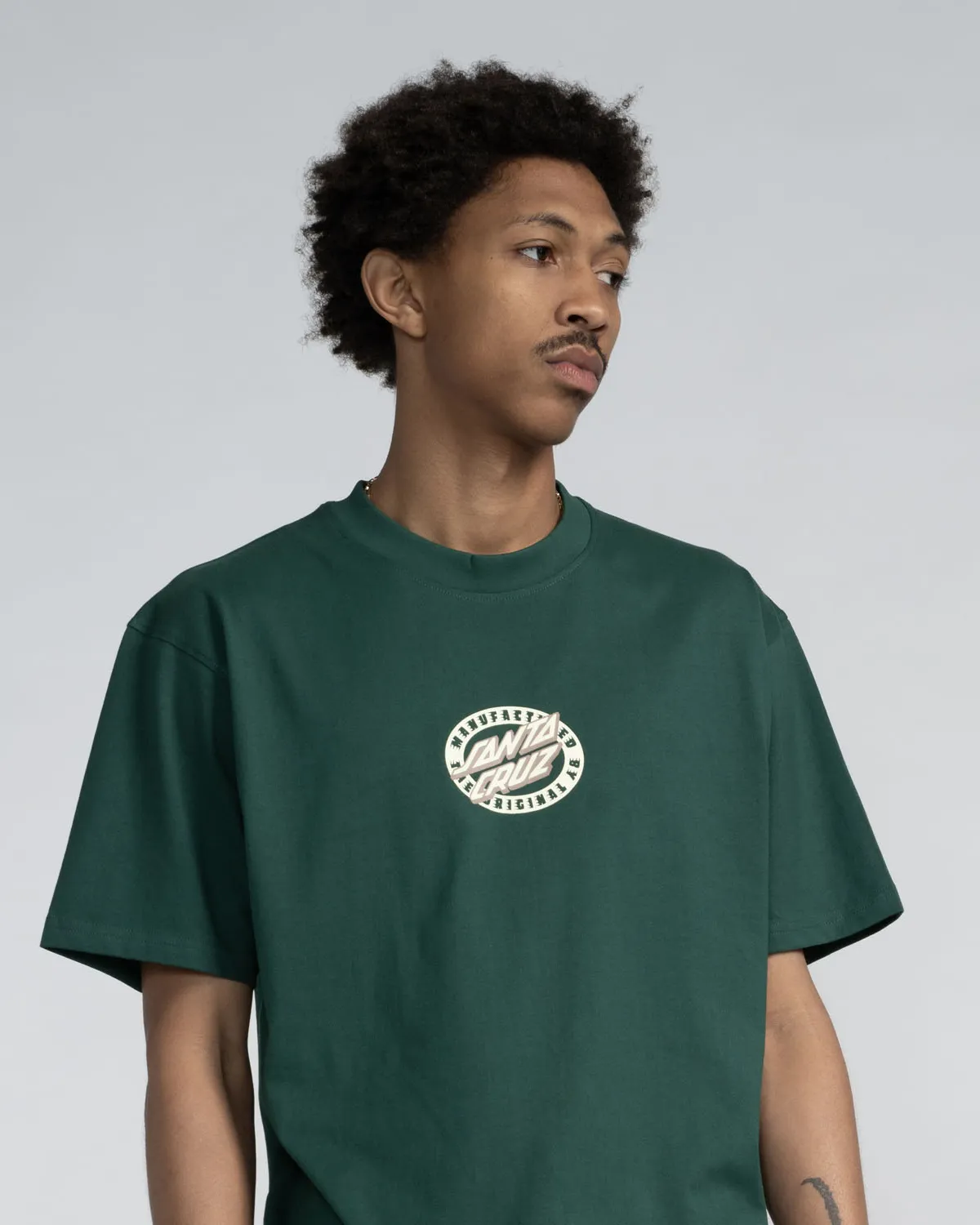 MFG Oval Dot T-Shirt in Regenwald