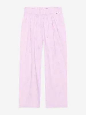 Molo Mädchen Blumenmuster Hose in Rosa
