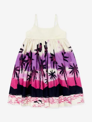 Molo Girls Twilight Island Print Kleid in Mehrfarben