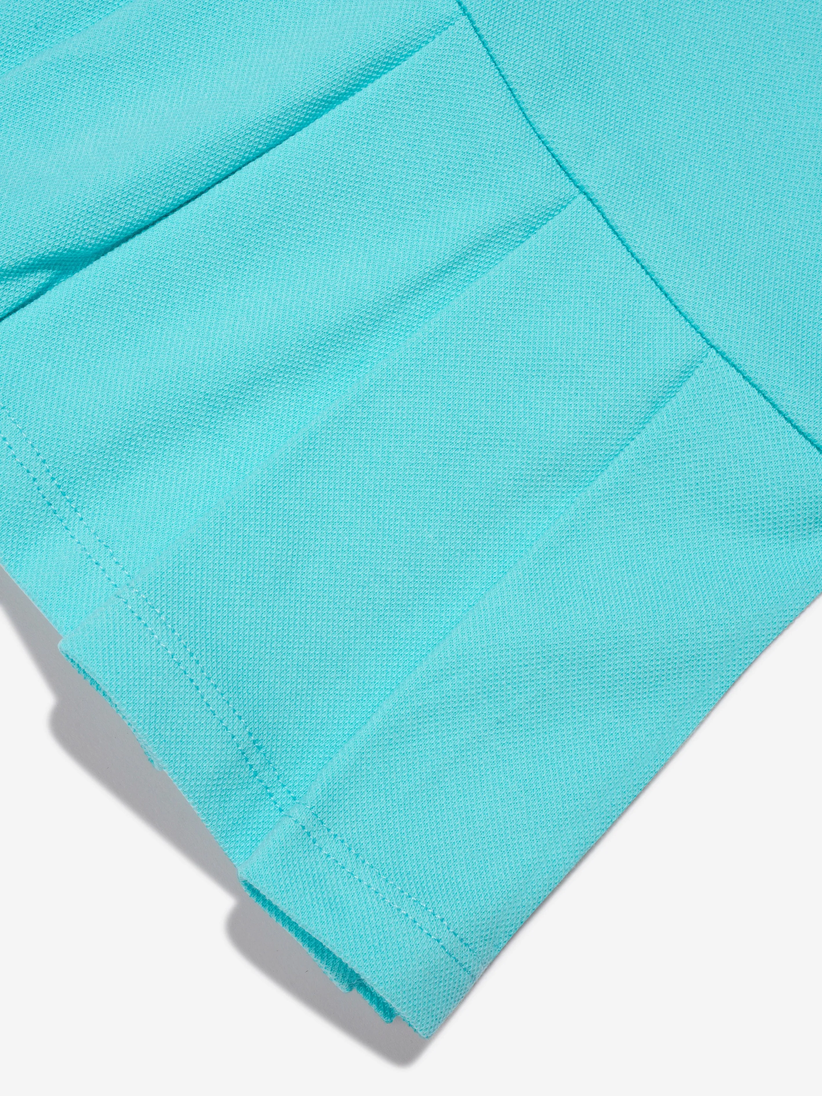 Moncler Enfant Ärmelloses Polo-Kleid für Baby-Mädchen in Türkis