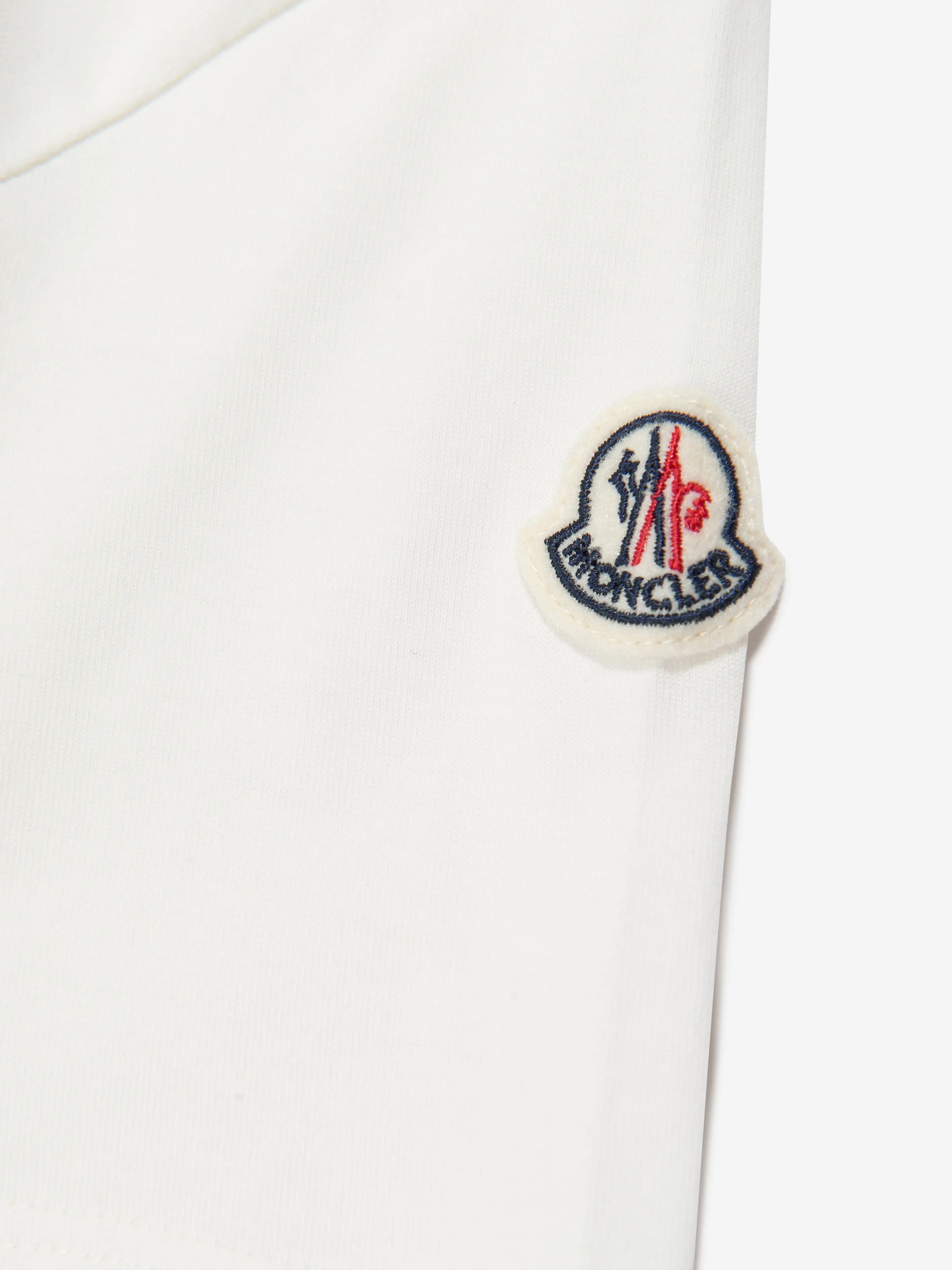 Moncler Enfant Mädchen T-Shirt mit Bärendruck in Weiß