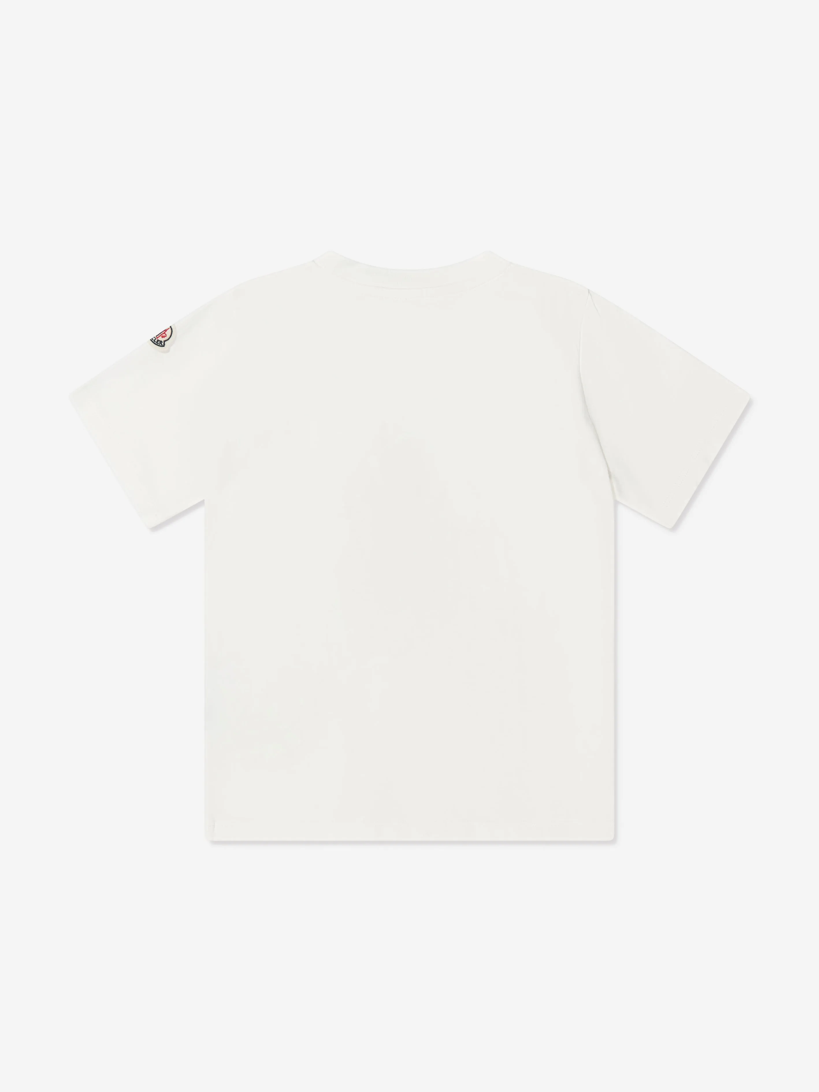 Moncler Enfant Mädchen T-Shirt mit Bärendruck in Weiß
