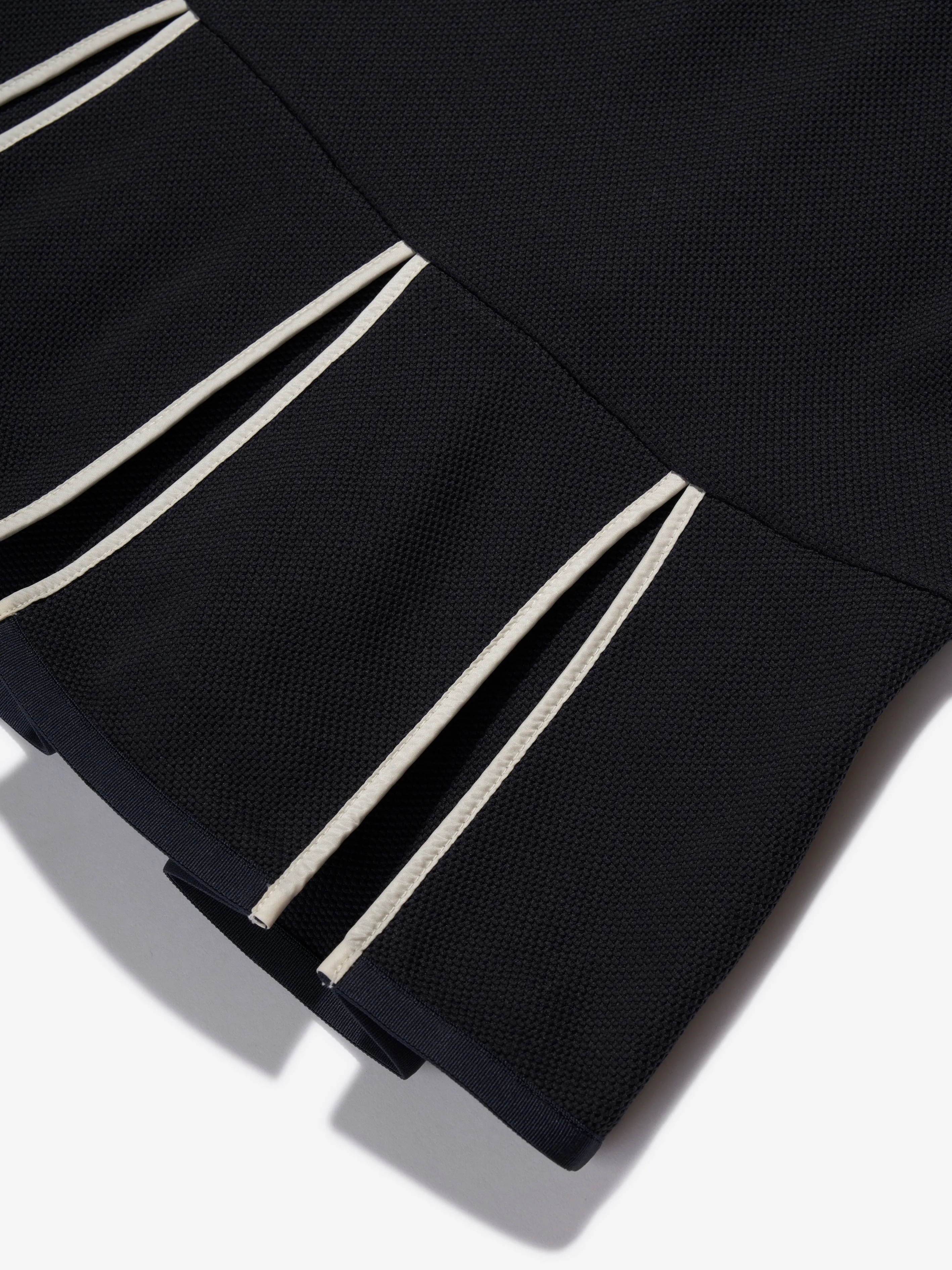 Moncler Enfant Mädchen Logo Polo-Kleid in Marine