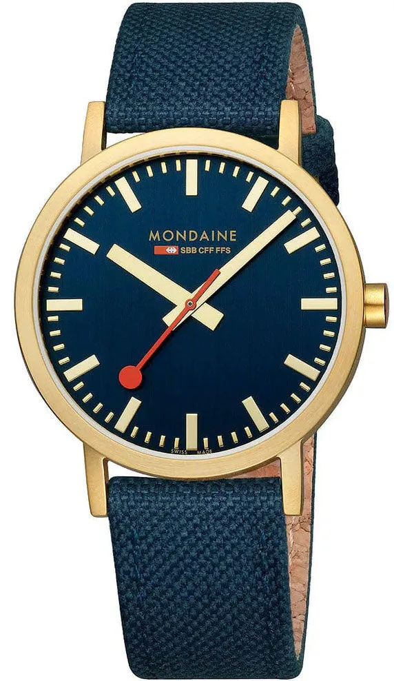 Mondaine Uhren Mondaine Classic Tiefseeblau Uhr