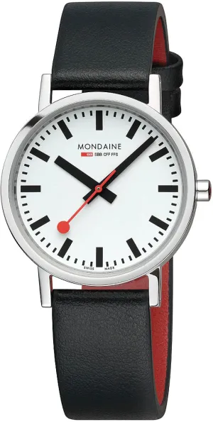 Mondaine Uhren Mondaine Classic Weiße Uhr