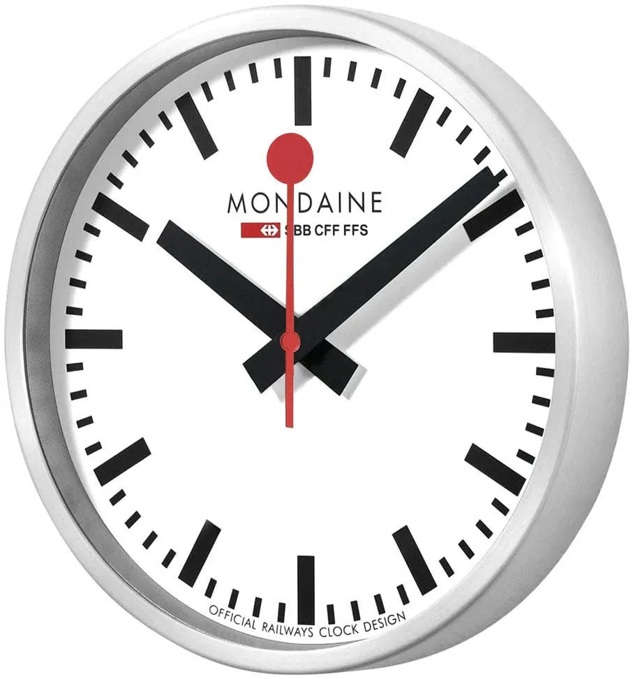 Mondaine Uhren Mondaine Stopp2go Weiße Armbanduhr