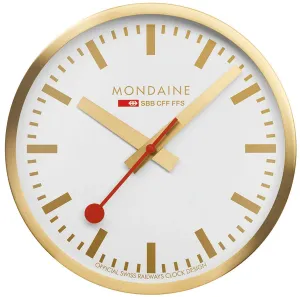 Mondaine Uhren Mondaine Wanduhr Küchenuhr Goldene Uhr