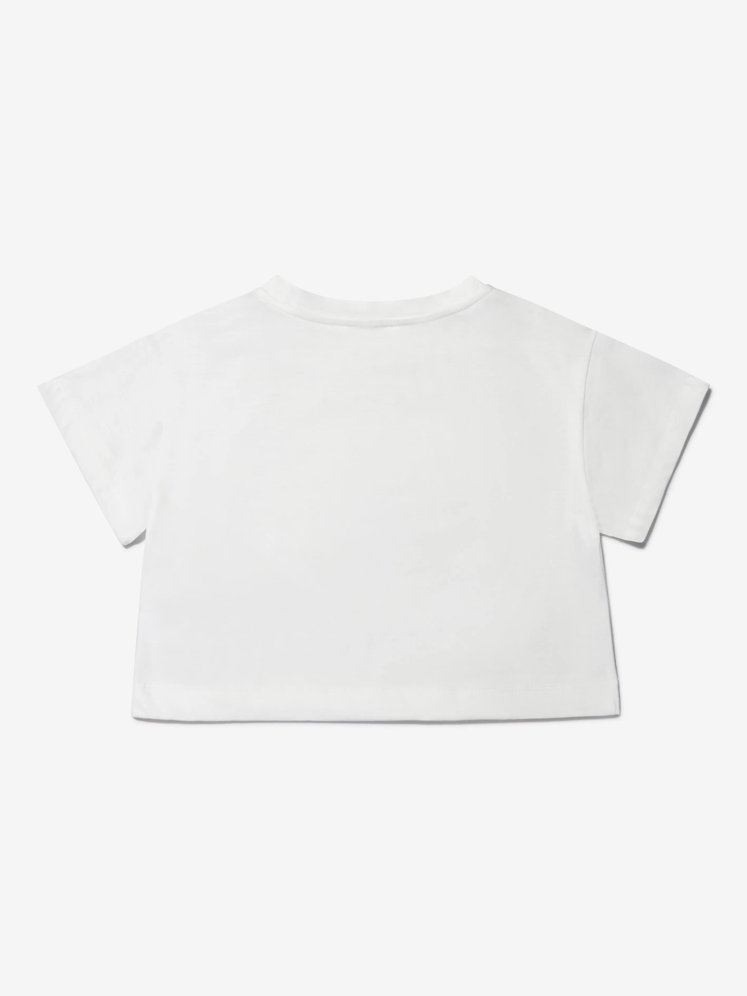 Monnalisa Mädchen Baumwoll-Jersey Gänseblümchen Geldbörse T-Shirt