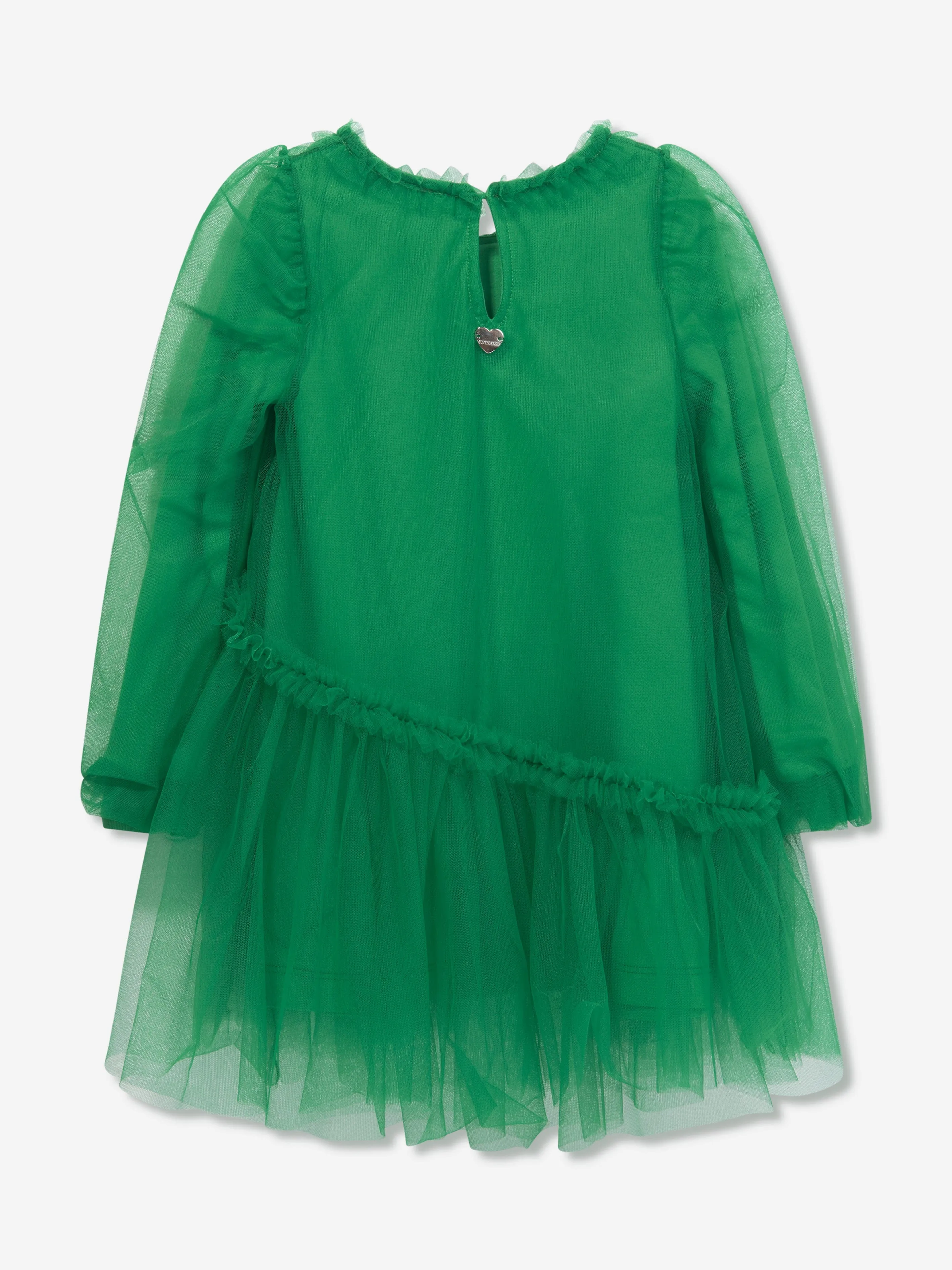 Monnalisa Mädchen Tüll Anlasskleid in Grün