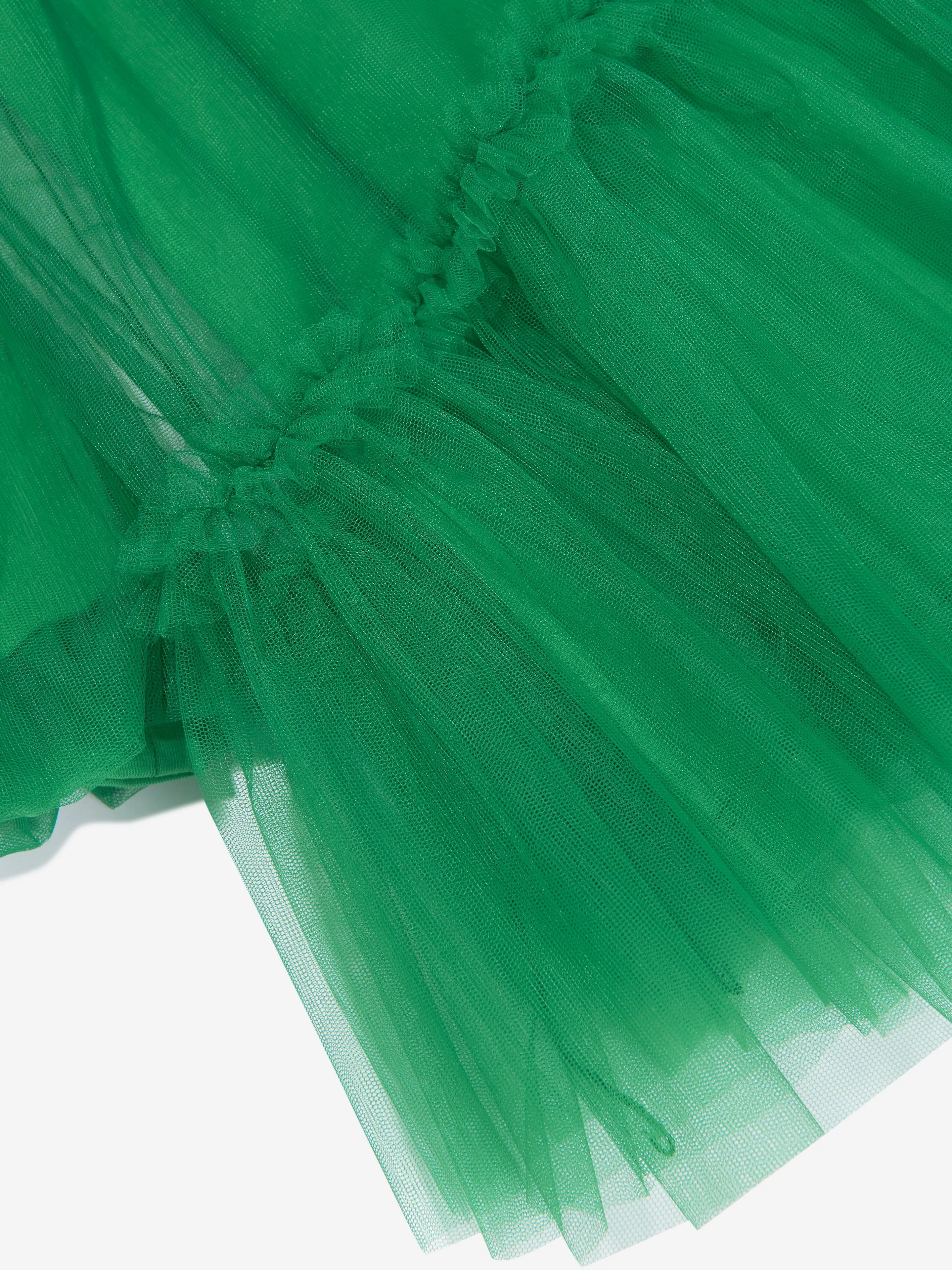 Monnalisa Mädchen Tüll Anlasskleid in Grün