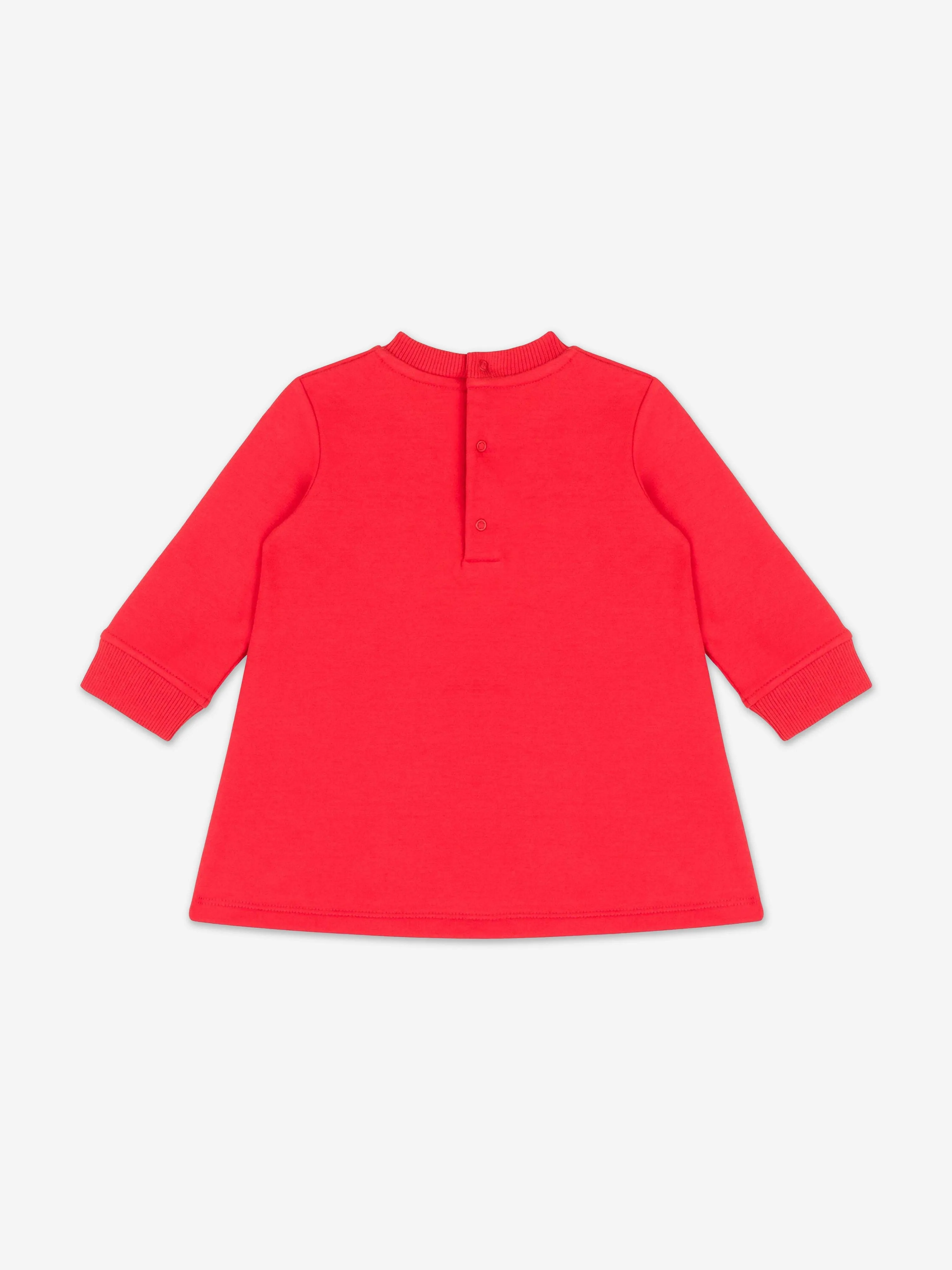 Moschino Baby Mädchen Bären Pullover Kleid in Rot