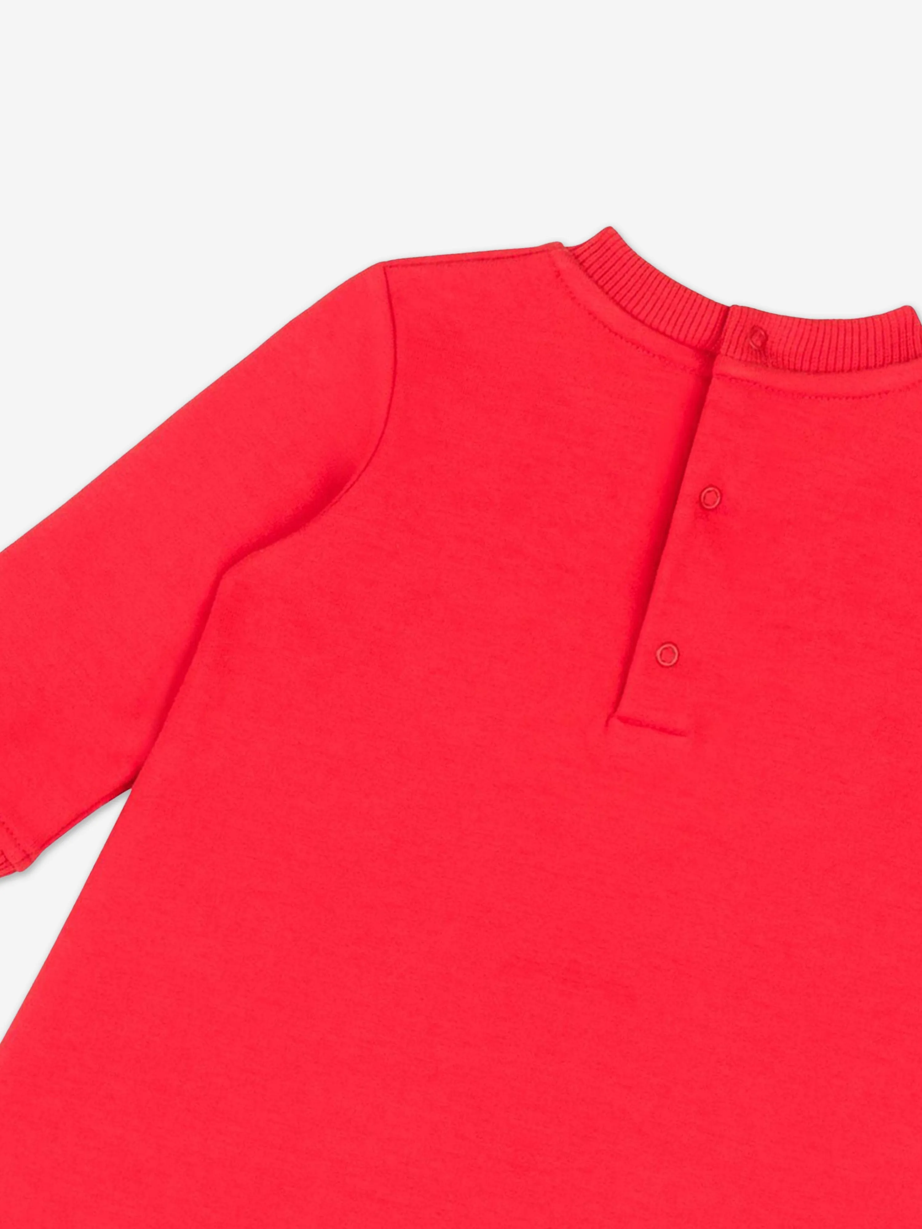 Moschino Baby Mädchen Bären Pullover Kleid in Rot