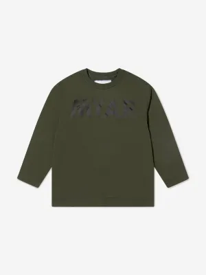 Myar Kids Langarm-Logo T-Shirt