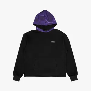 Nash Shield Hoodie Schwarz/Tiefviolett