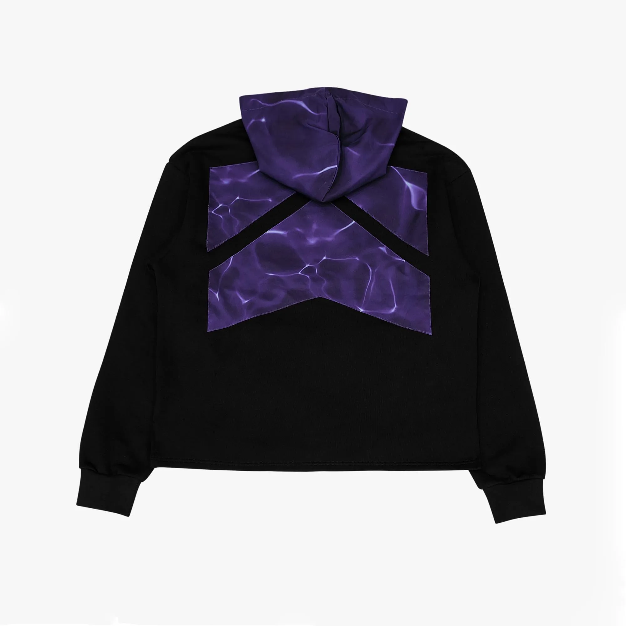Nash Shield Hoodie Schwarz/Tiefviolett