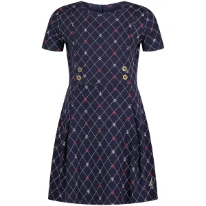 Nautica Mädchen Anker-Print Kleid (7-16) Marineblau Nautica