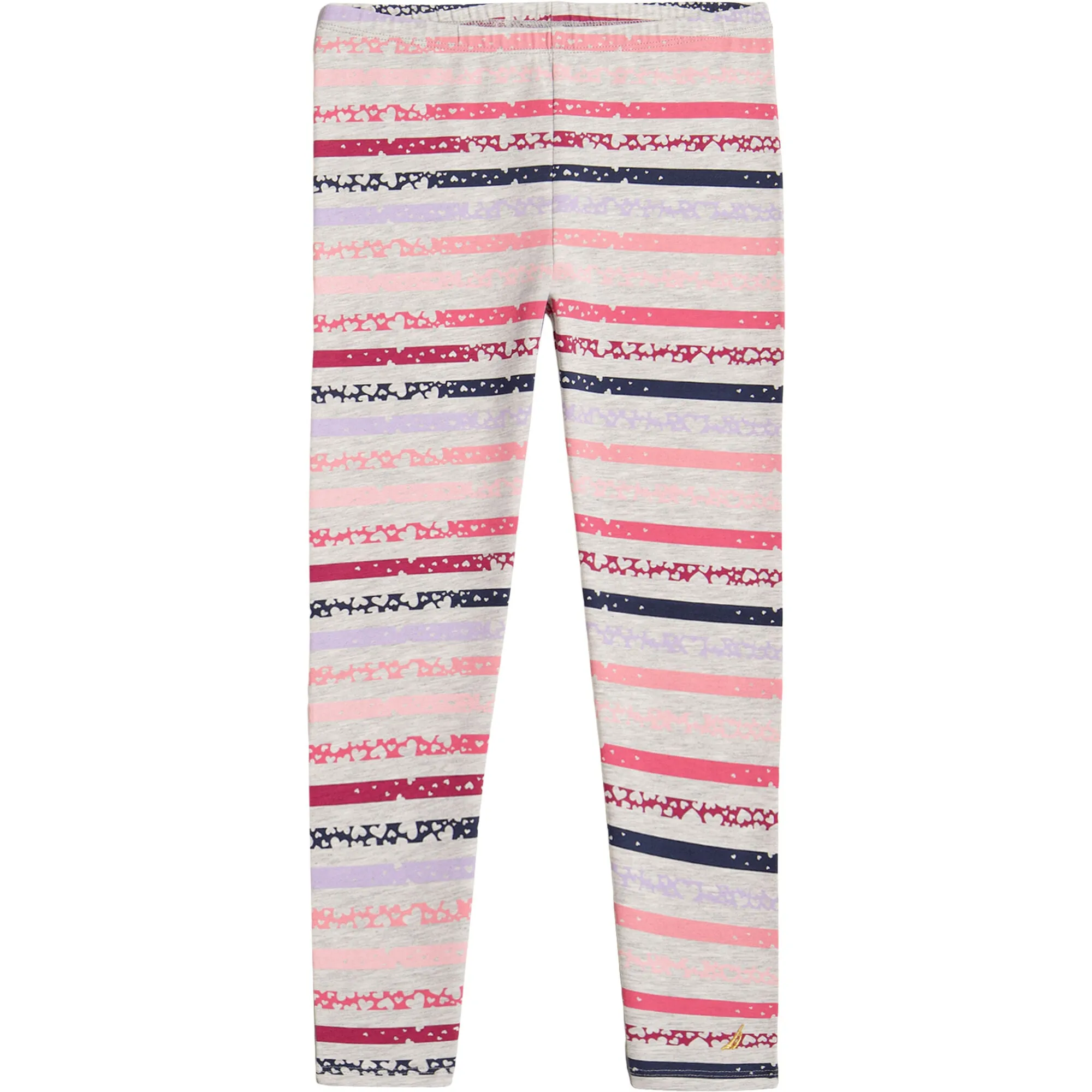 Nautica Little Girls' Herzgestreifte Leggings (4-6X) DEMITASSE Nautica