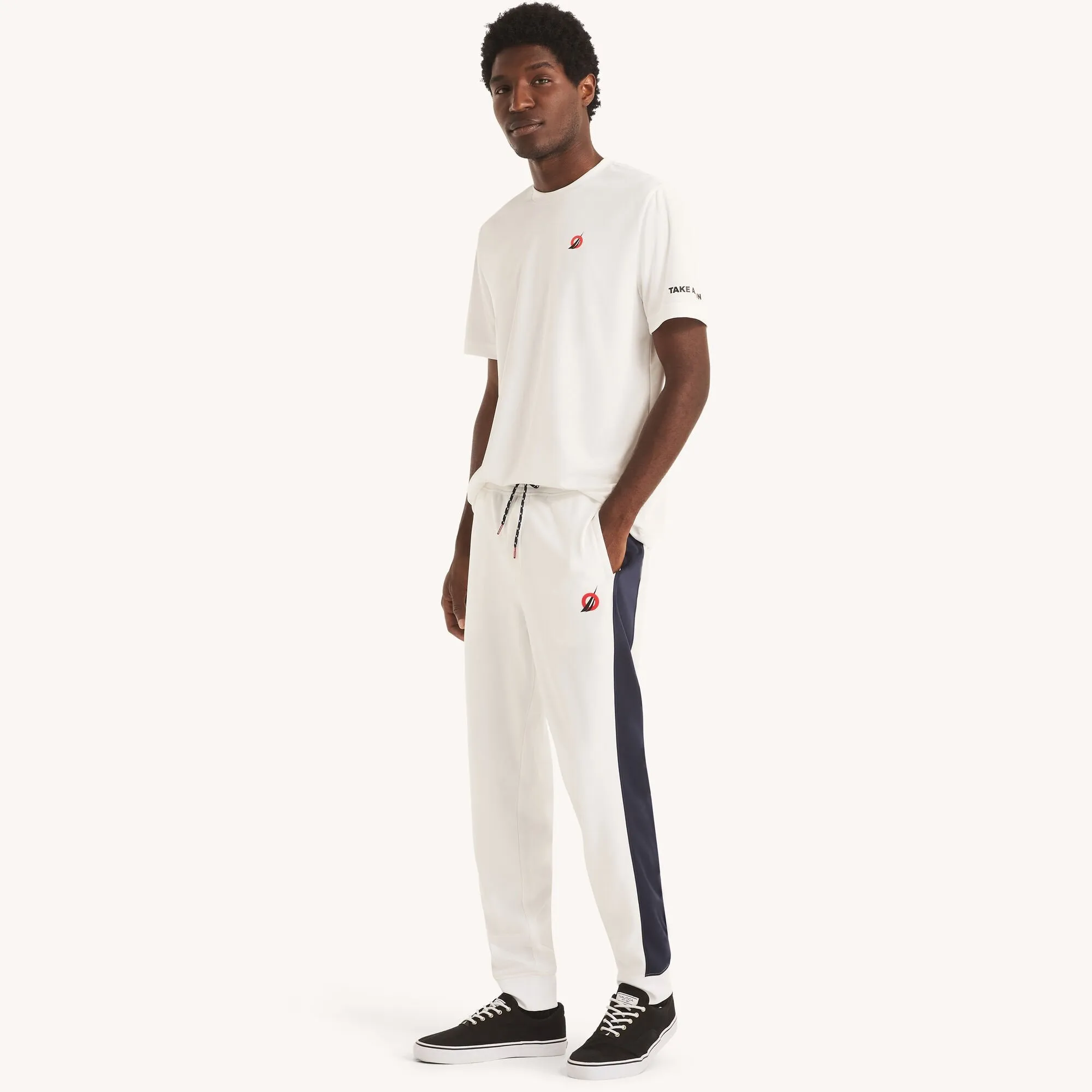 Nautica Herren Colorblock Fleece Jogginghose