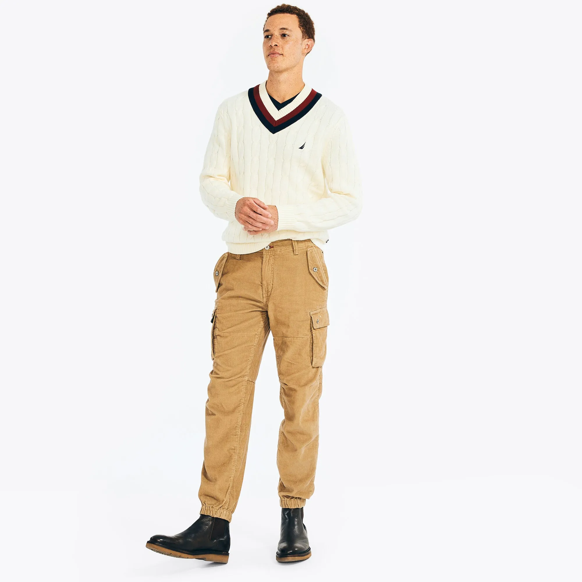 Nautica Herren Cord Cargo Jogginghose