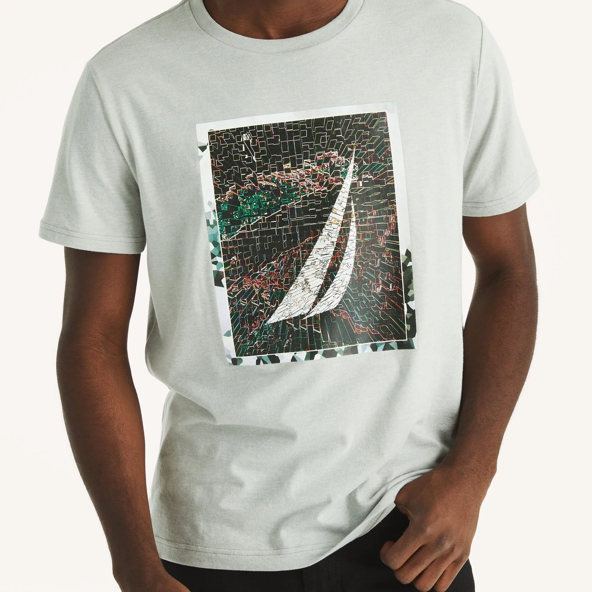Nautica Herren J-Class Grafik-T-Shirt