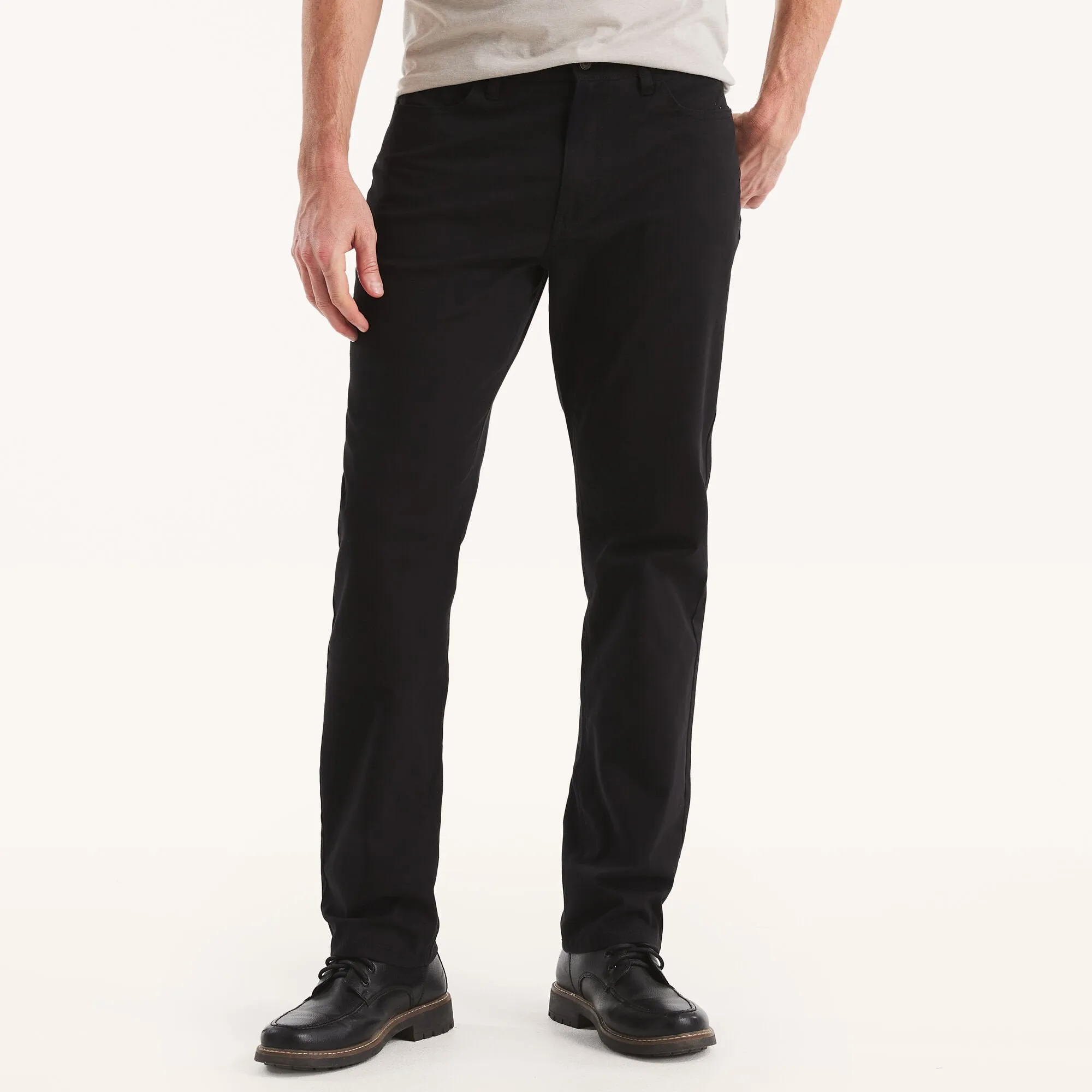 Nautica Herren Hose mit gerader Passform und Stretch