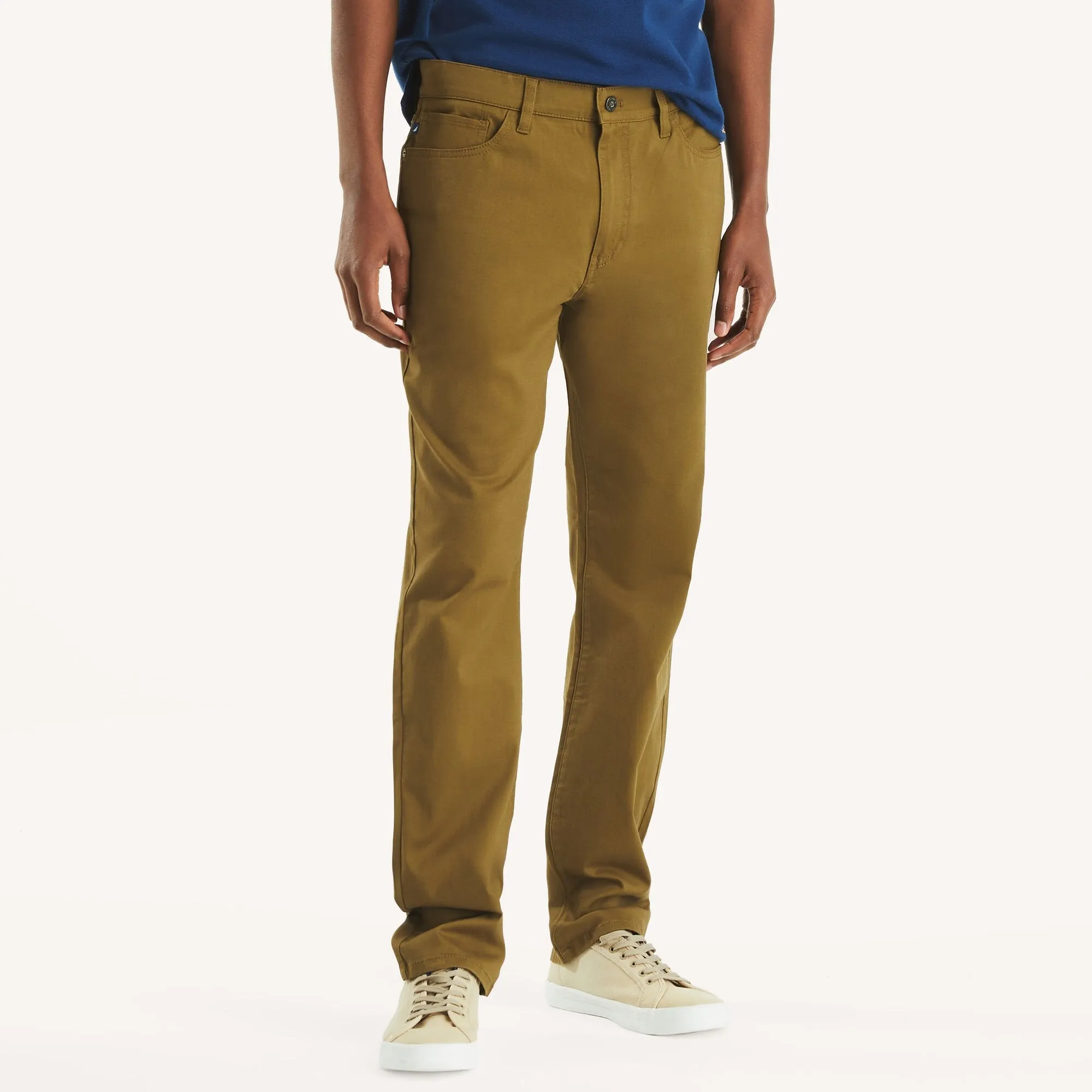 Nautica Herren Hose mit gerader Passform und Stretch