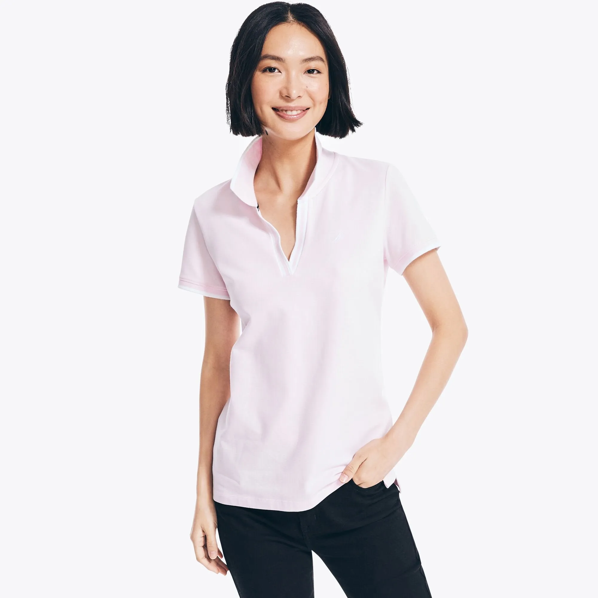Nautica Damen Nachhaltig Hergestelltes Deck Polo