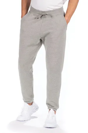 Next Level Herren Fleece-Jogginghose mit Taschen - Heather Grau
