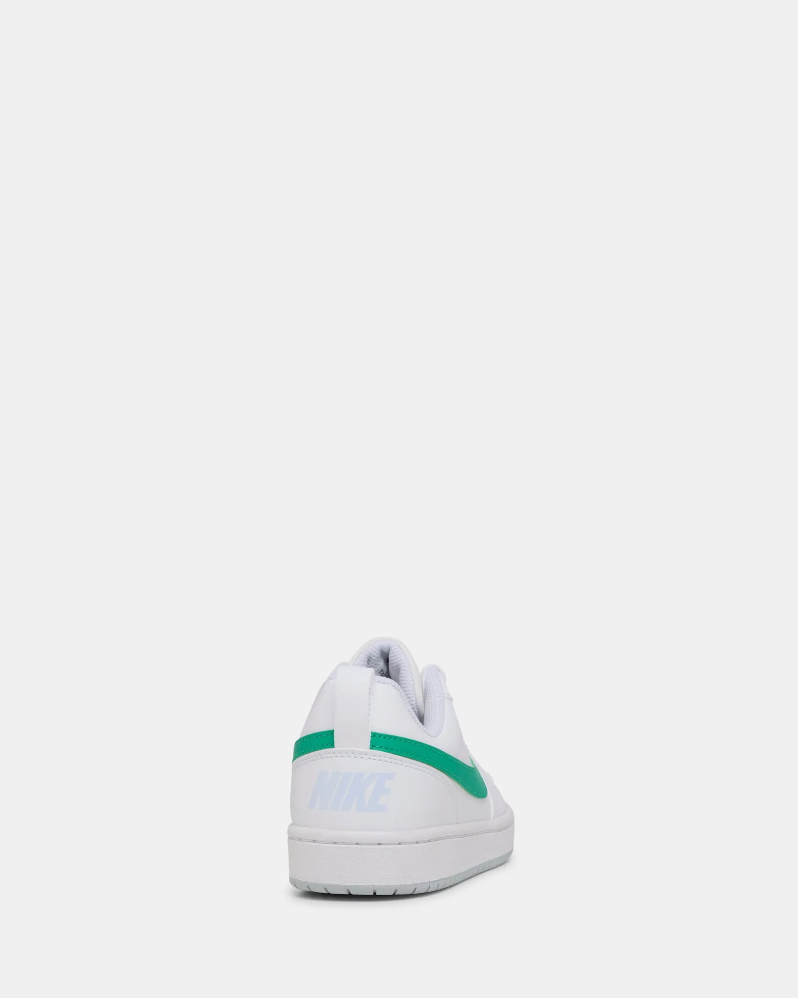 Nike Kinder Schuhe Court Borough Low Recraft Grundschule Weiß/Stadion Grün/Grau