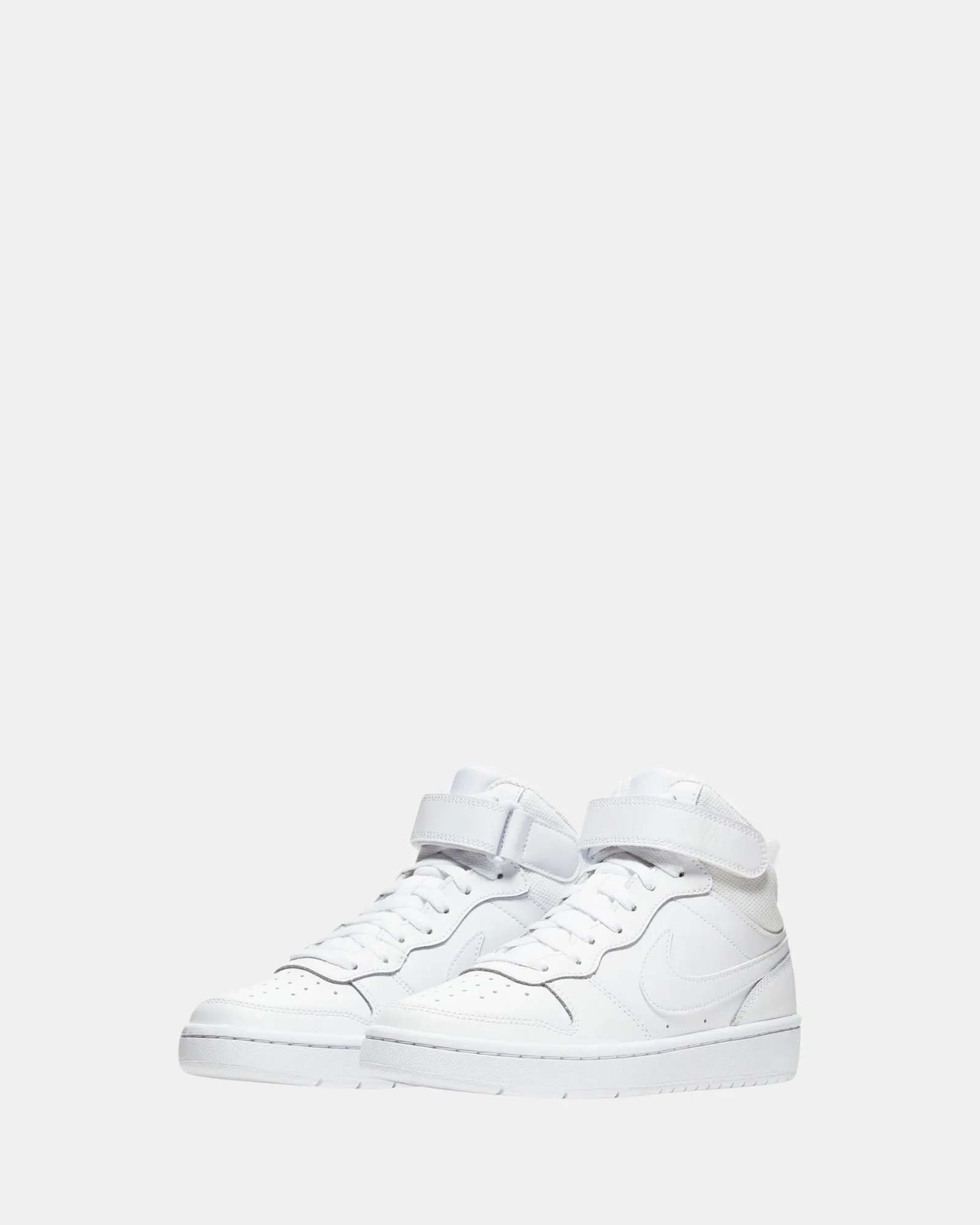 Nike Kinder Schuhe Court Borough Mid 2 Grundschule Weiß/Weiß