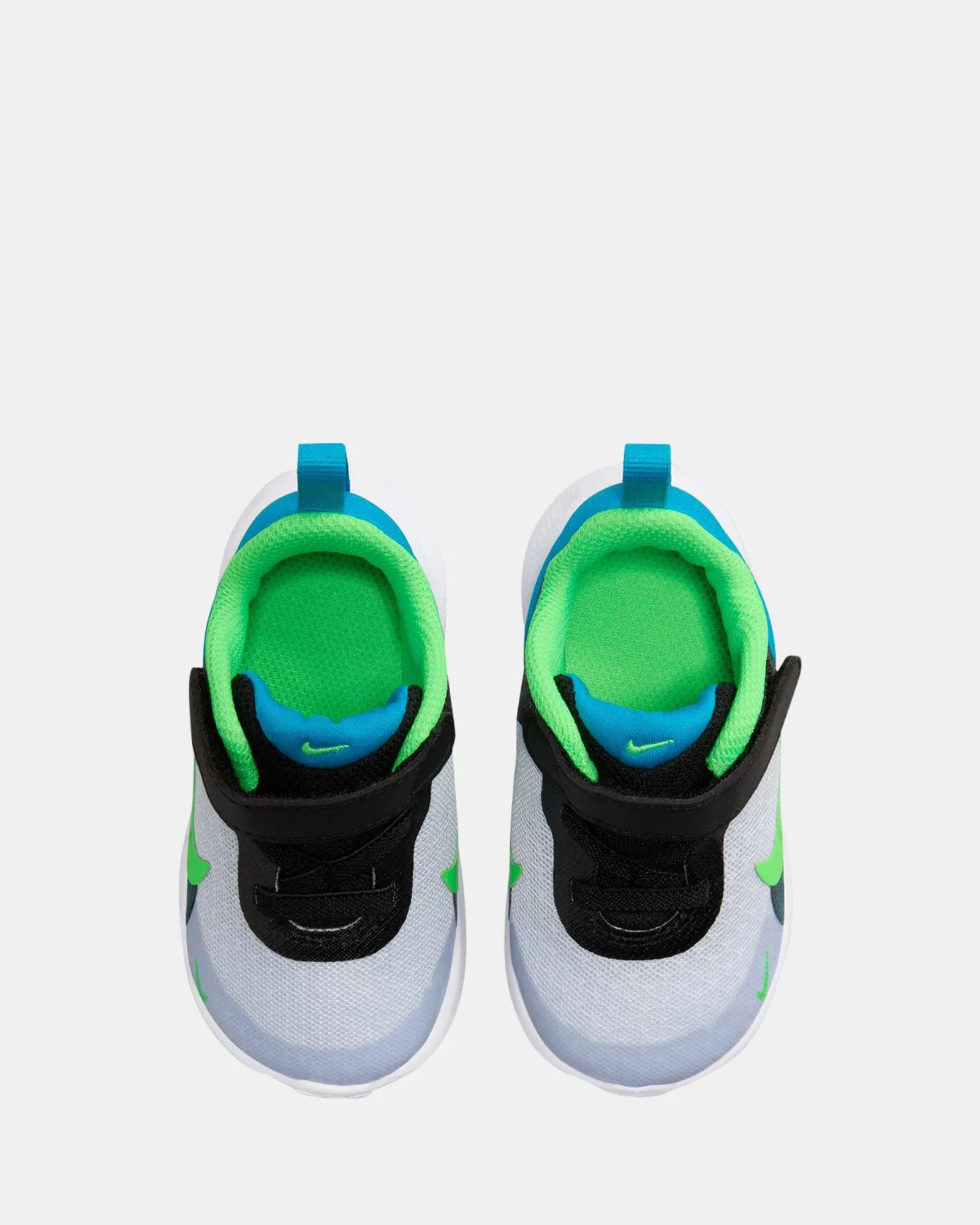 Nike Kinder-Schuhe Revolution 7 für Kleinkinder Schwarz/Grün Strike/Grau