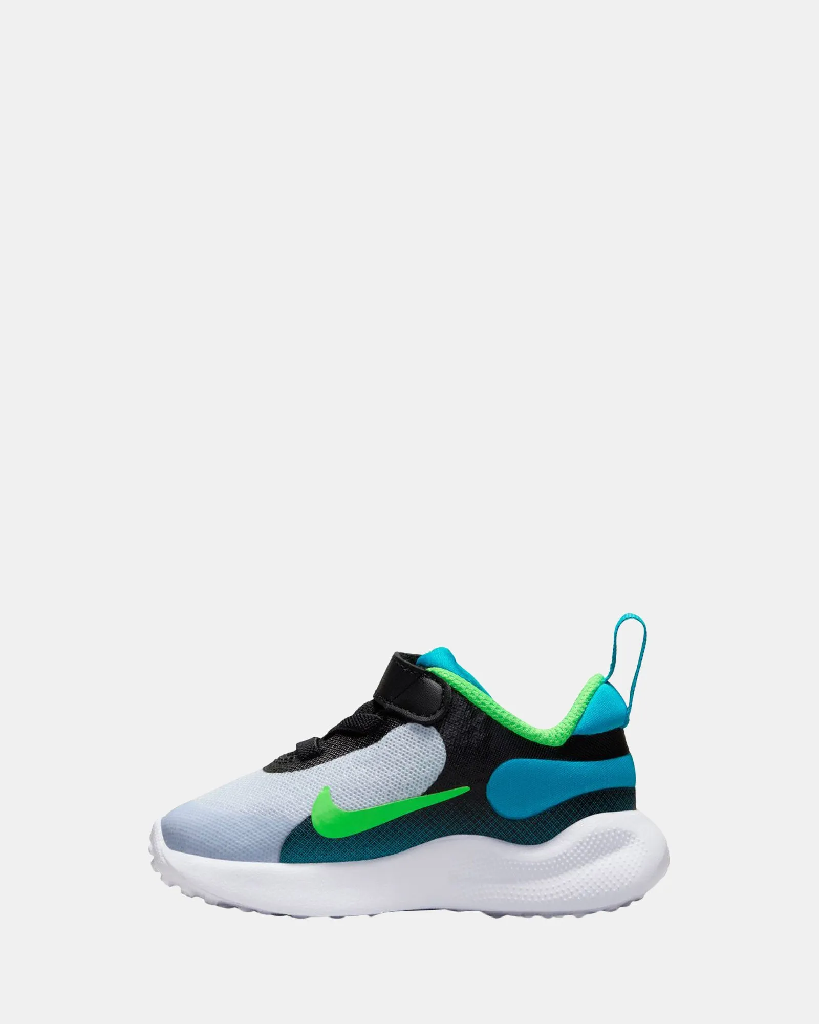 Nike Kinder-Schuhe Revolution 7 für Kleinkinder Schwarz/Grün Strike/Grau