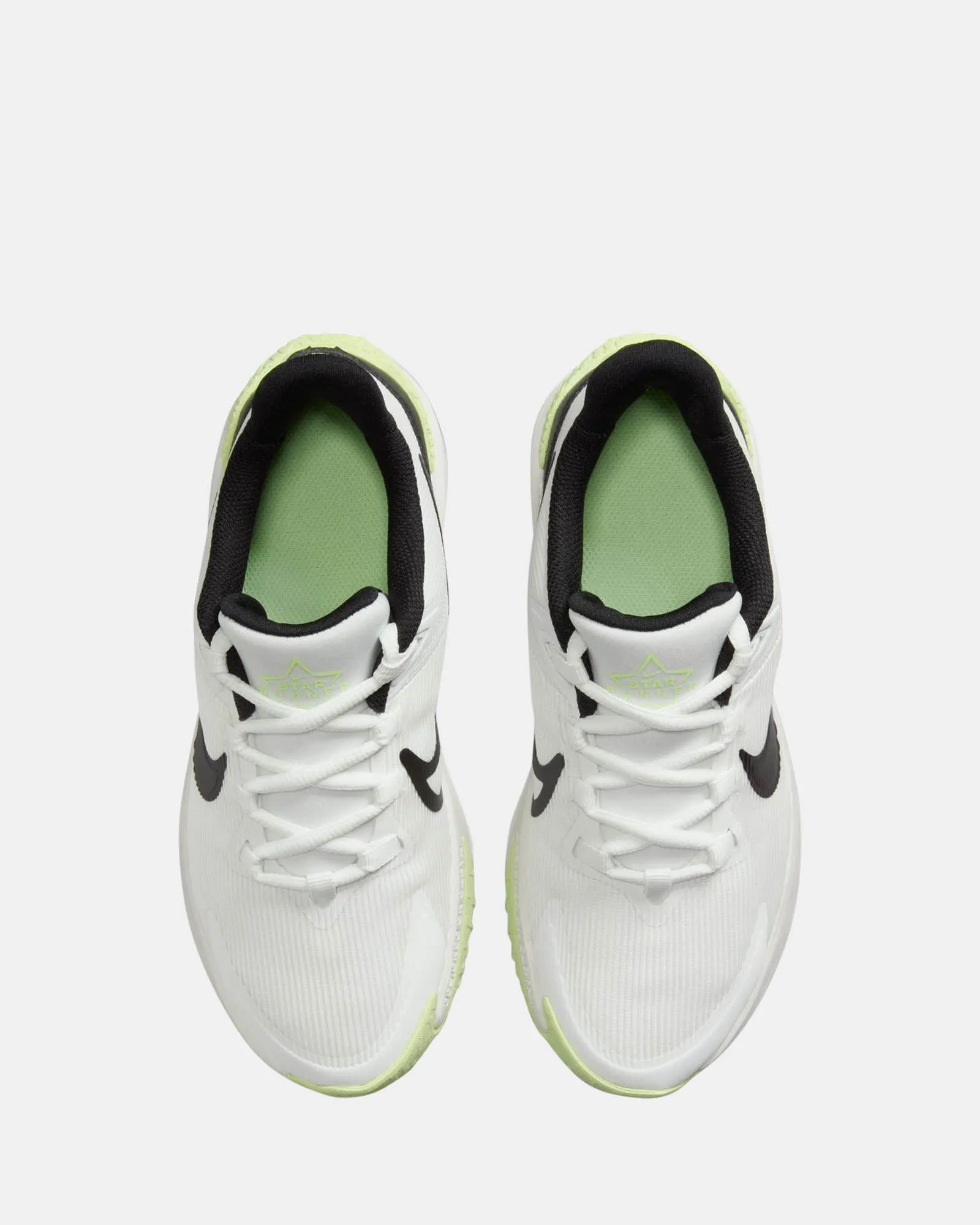 Nike Kinder-Schuhe Star Runner 4 NN Grundschule Summit Weiß/Schwarz/Barely Volt